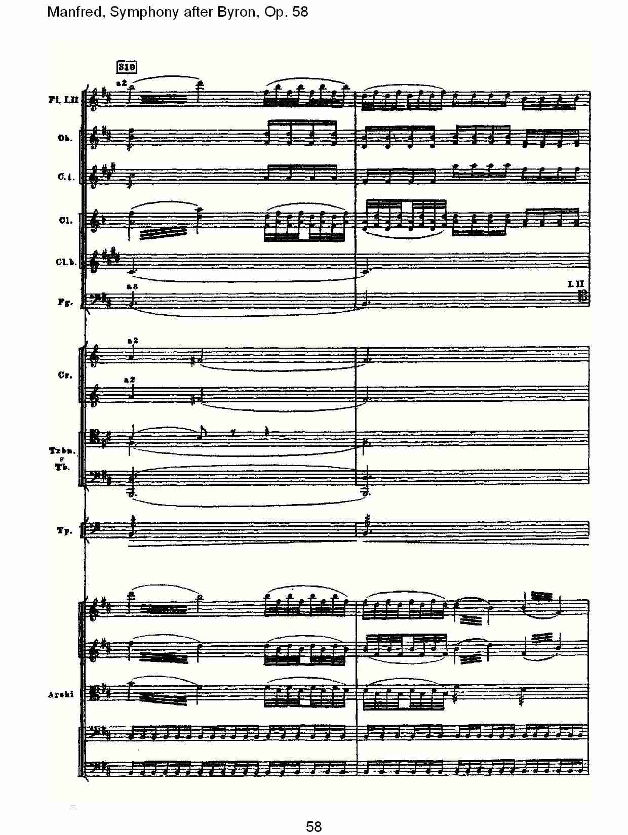 Manfred, Symphony after Byron, Op.58第一乐章（十二）