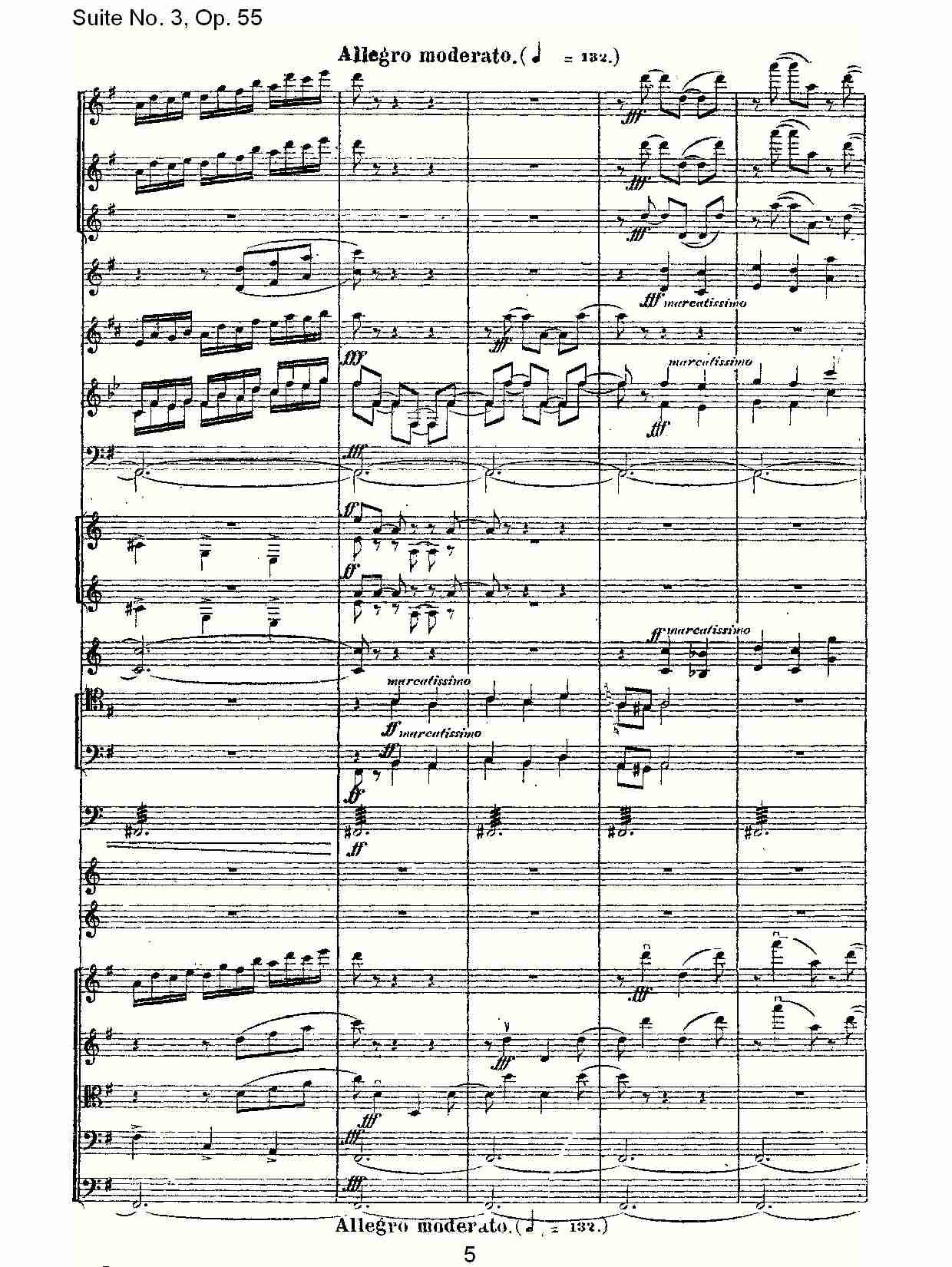 Suite No. 3, Op.55  第三套曲,Op.55第四乐章第二部（一）