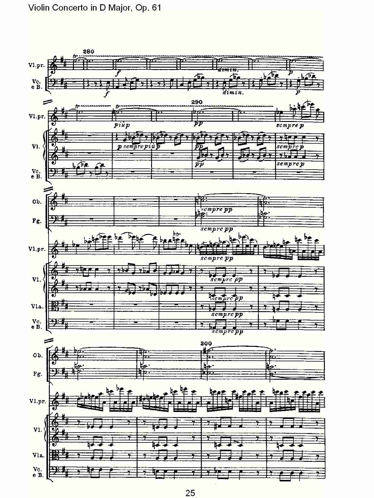 D大调小提琴协奏曲 Op.61第三乐章(三)
