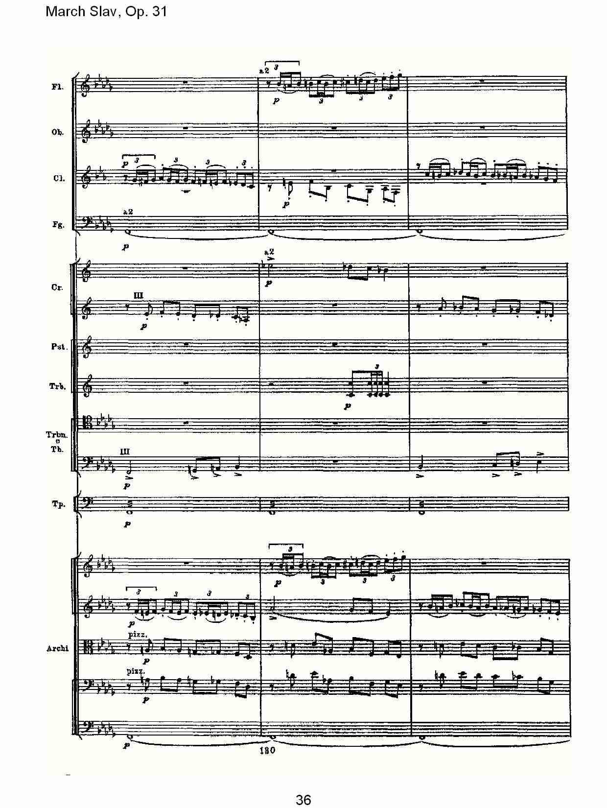March Slav, Op.31   斯拉夫进行曲，Op.31（八）