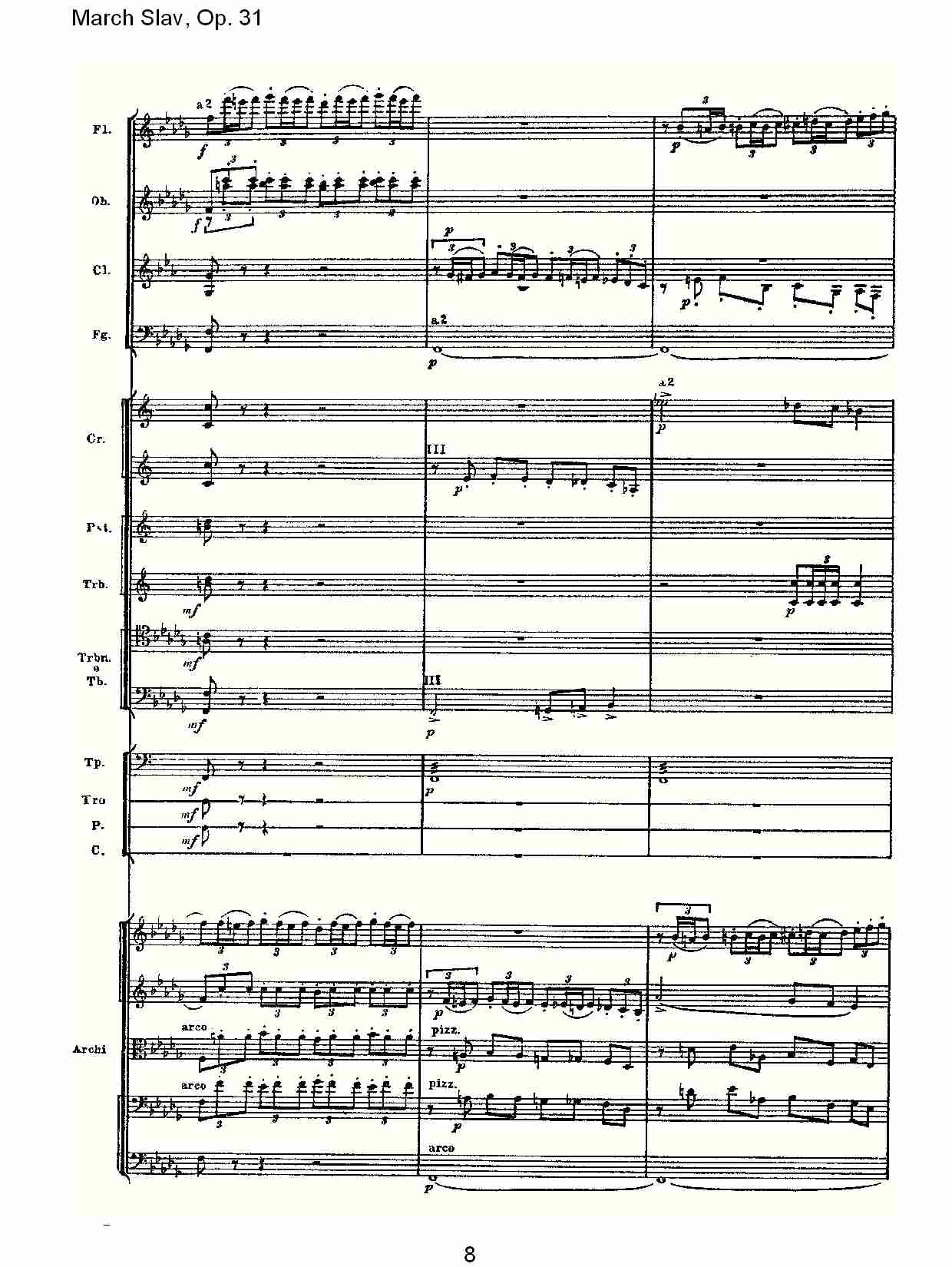 March Slav, Op.31   斯拉夫进行曲，Op.31（二）