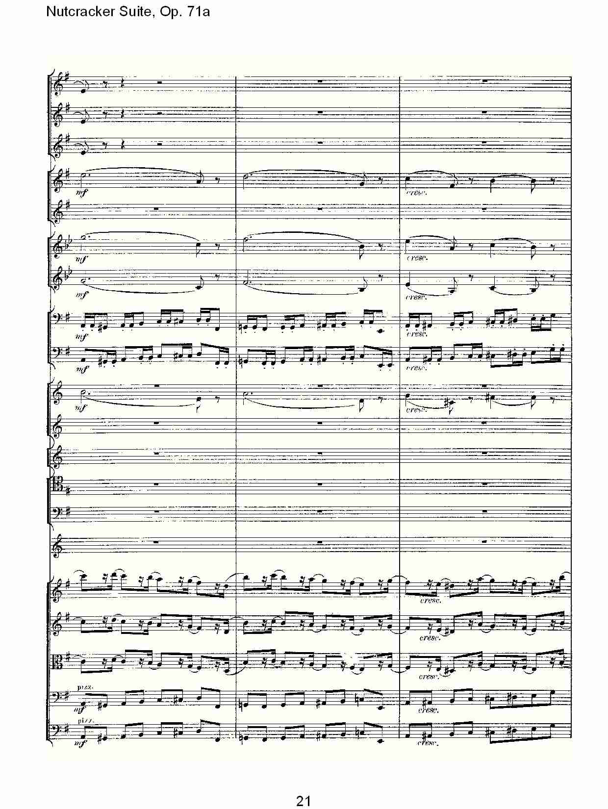 Nutcracker Suite, Op.71a   胡桃铗套曲，Op.71a第二乐章（五）