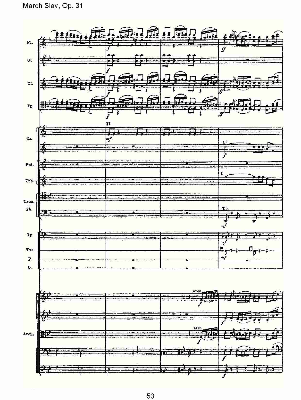 March Slav, Op.31   斯拉夫进行曲，Op.31（十一）
