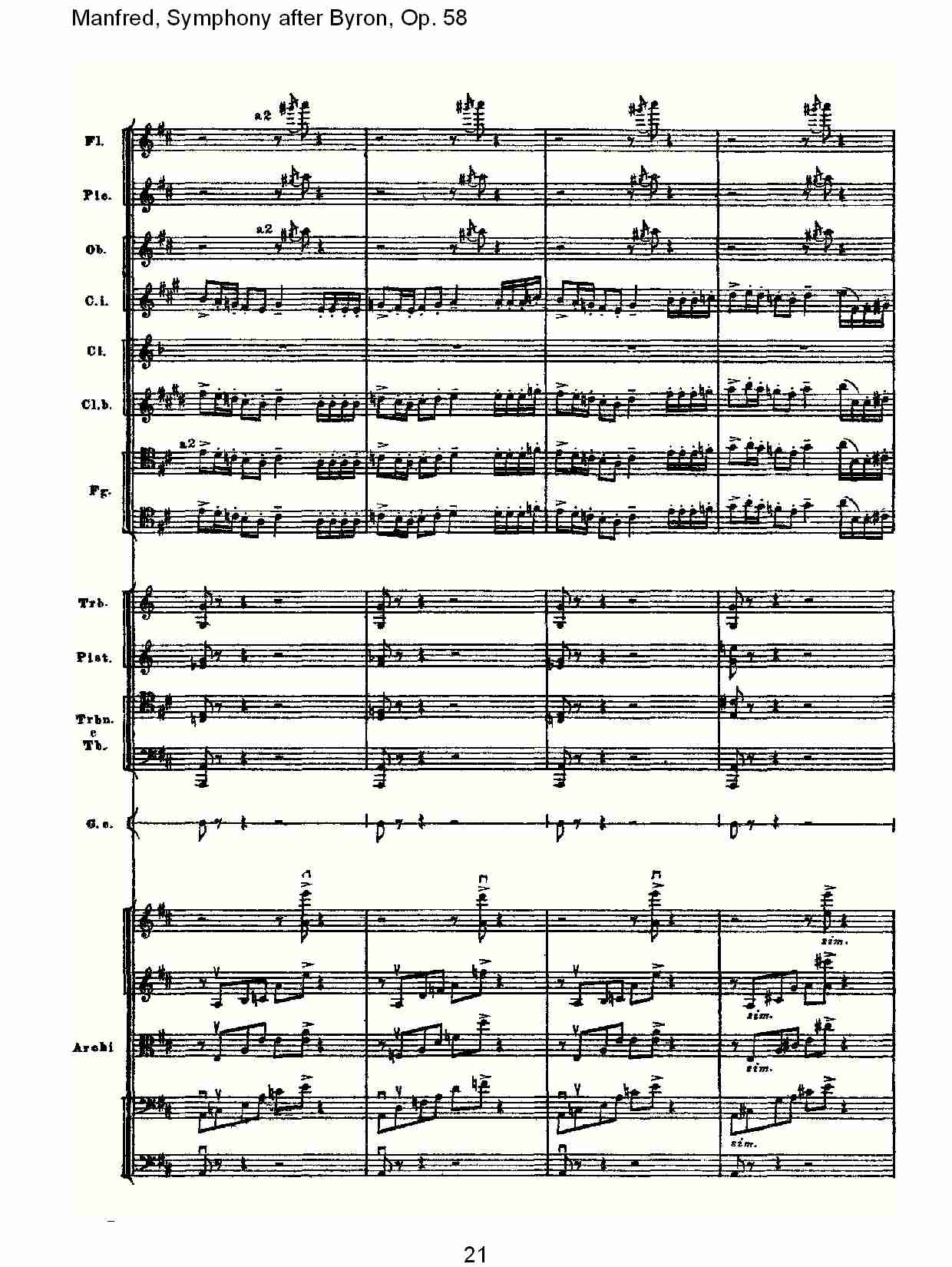 Manfred, Symphony after Byron, Op.58第四乐章第一部（五）