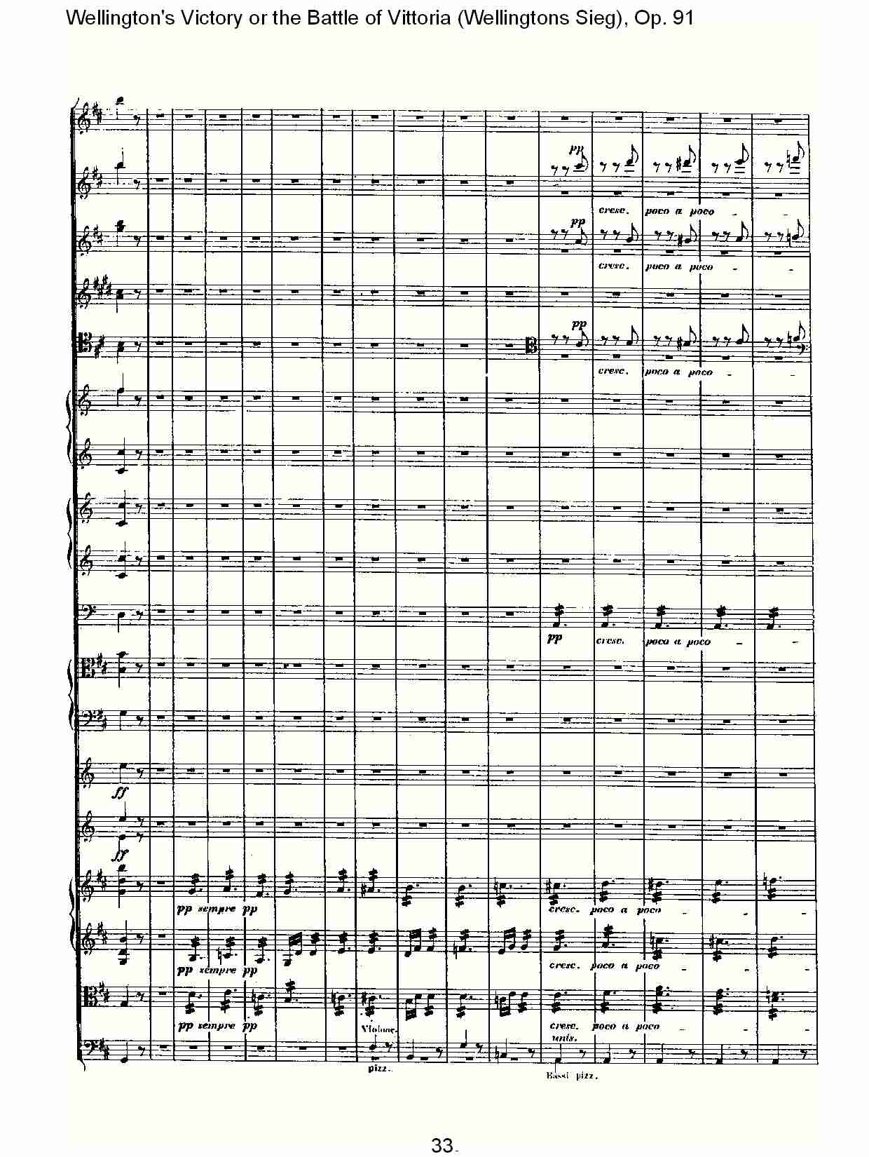 (Wellingtons Sieg), Op.91(第二乐章)(四)