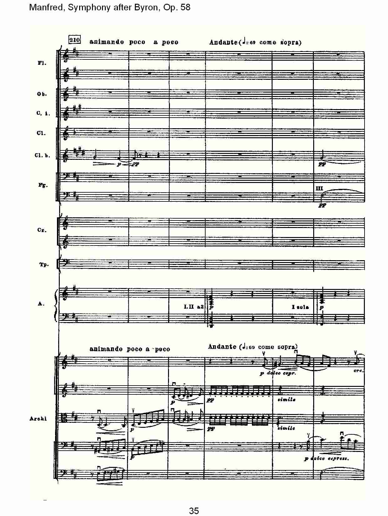 Manfred, Symphony after Byron, Op.58第一乐章（七）