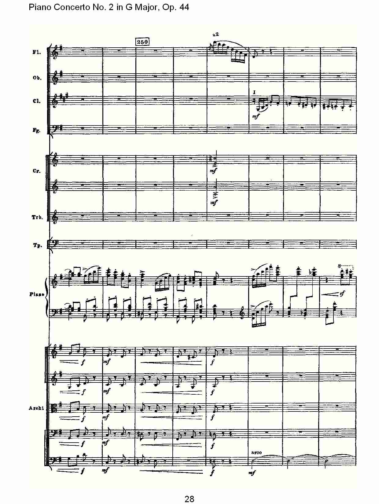 G大调第二钢琴协奏曲, Op.44第三乐章（六）