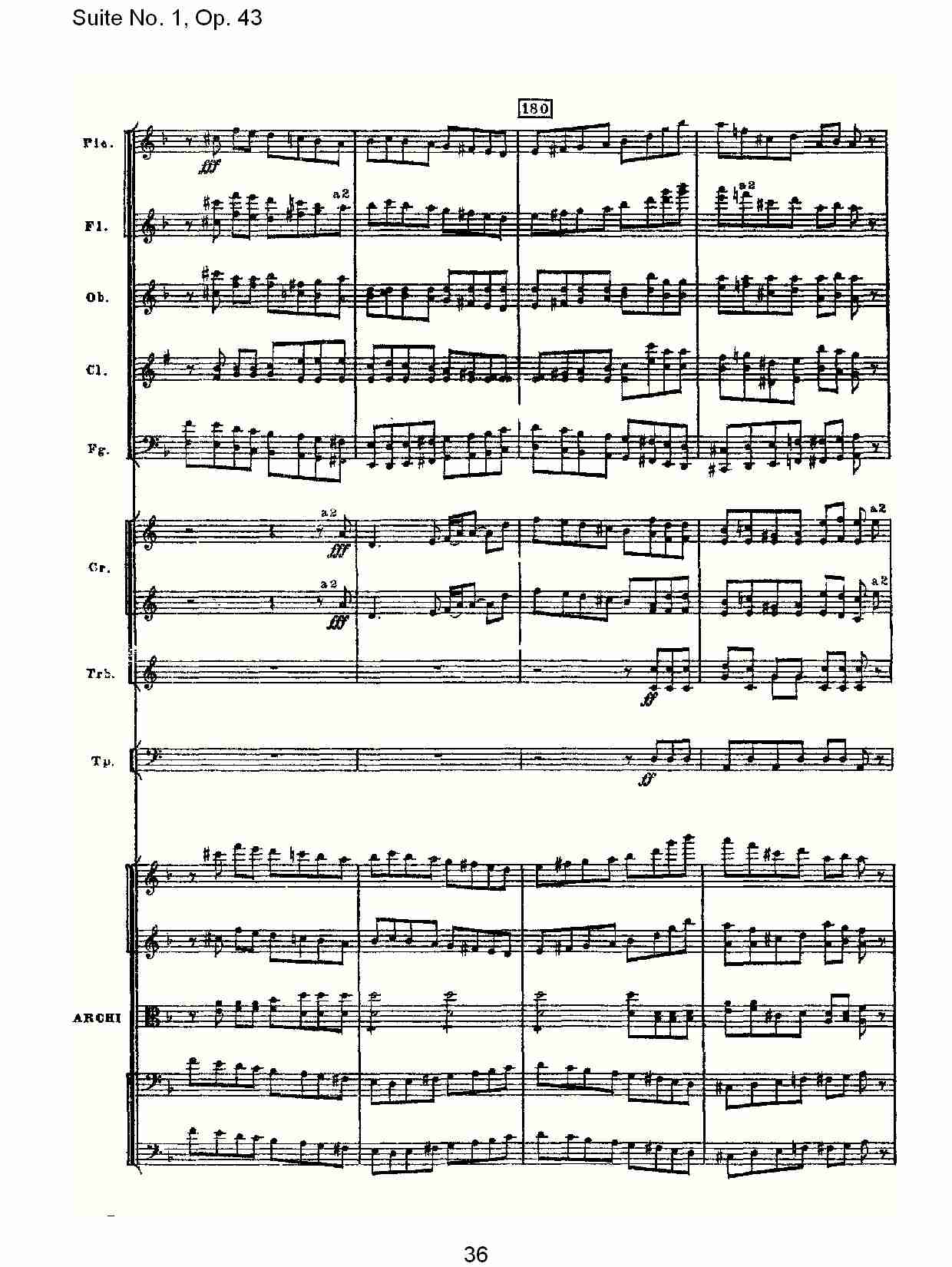 Suite No.1, Op.43   第一套曲,Op.43第一乐章（八）