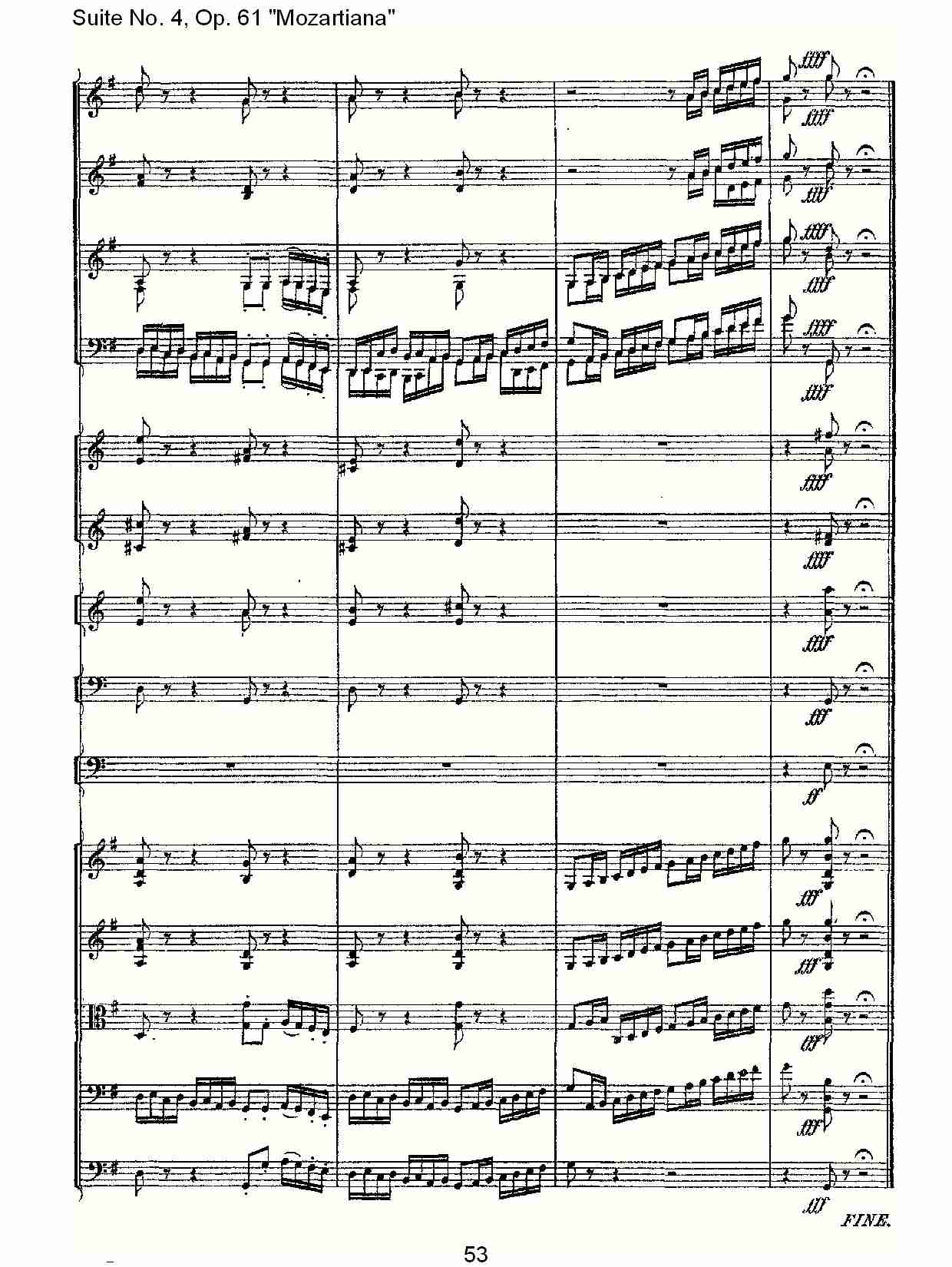 Suite No. 4, Op.61 