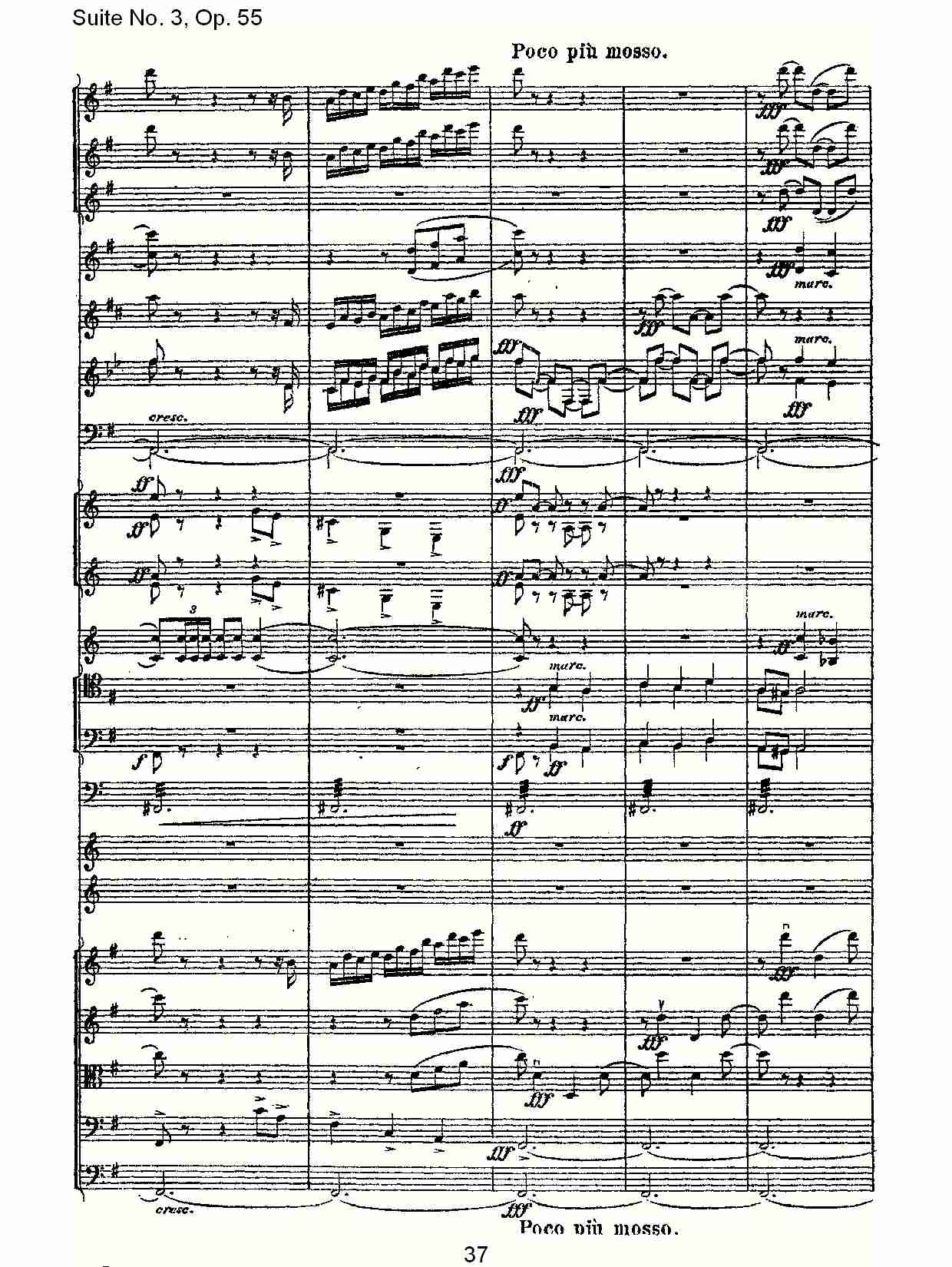 Suite No. 3, Op.55  第三套曲,Op.55第四乐章第二部（八）