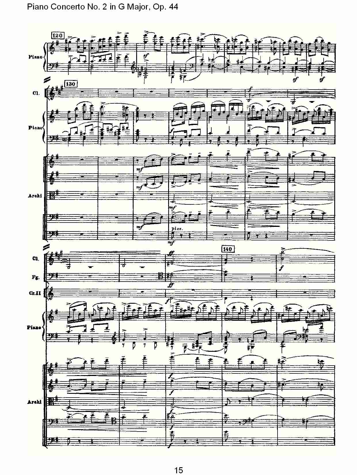 G大调第二钢琴协奏曲, Op.44第三乐章（三）