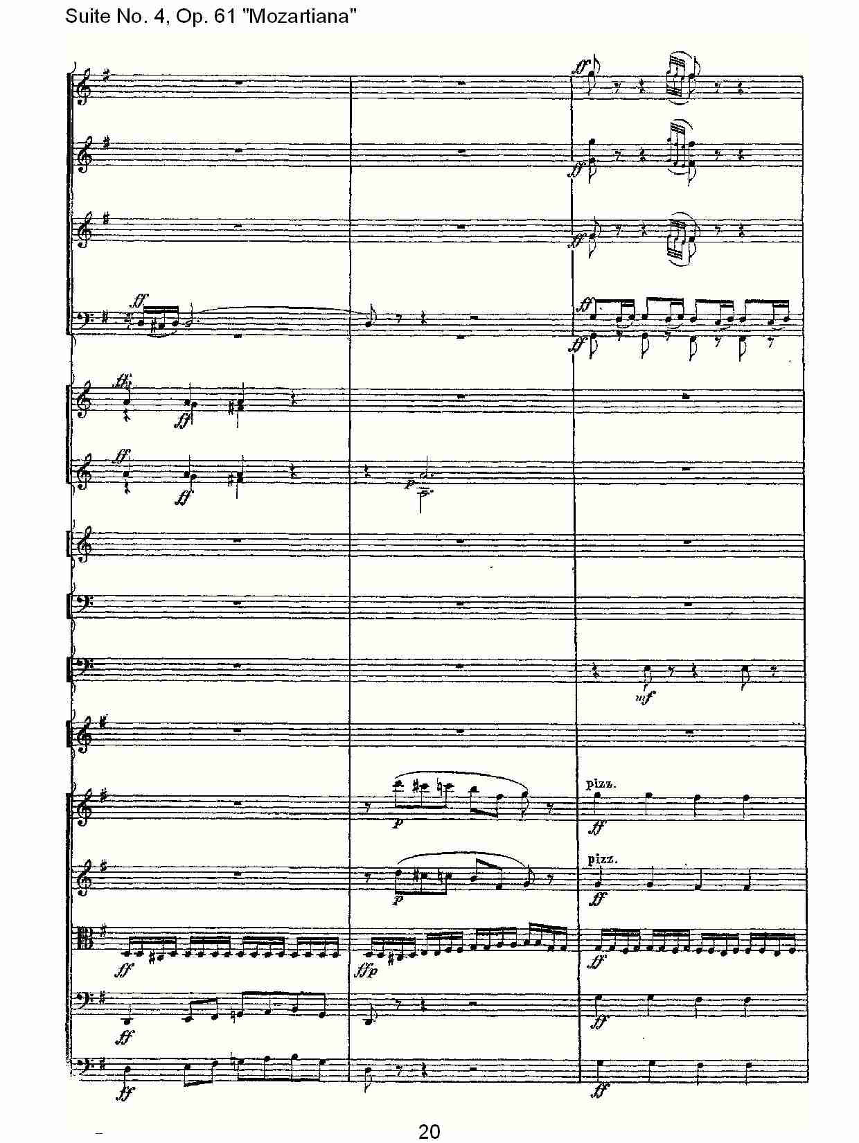 Suite No. 4, Op.61 