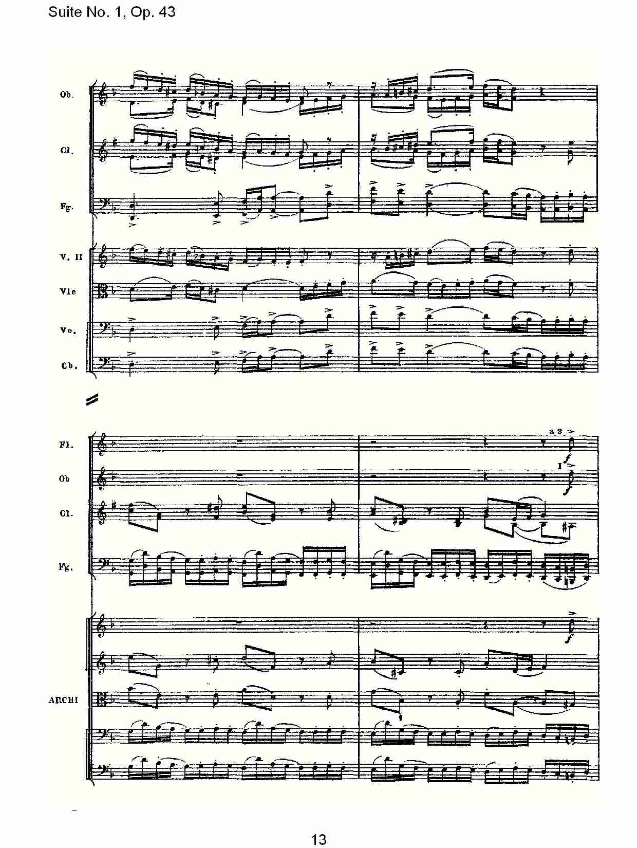 Suite No.1, Op.43   第一套曲,Op.43第一乐章（三）