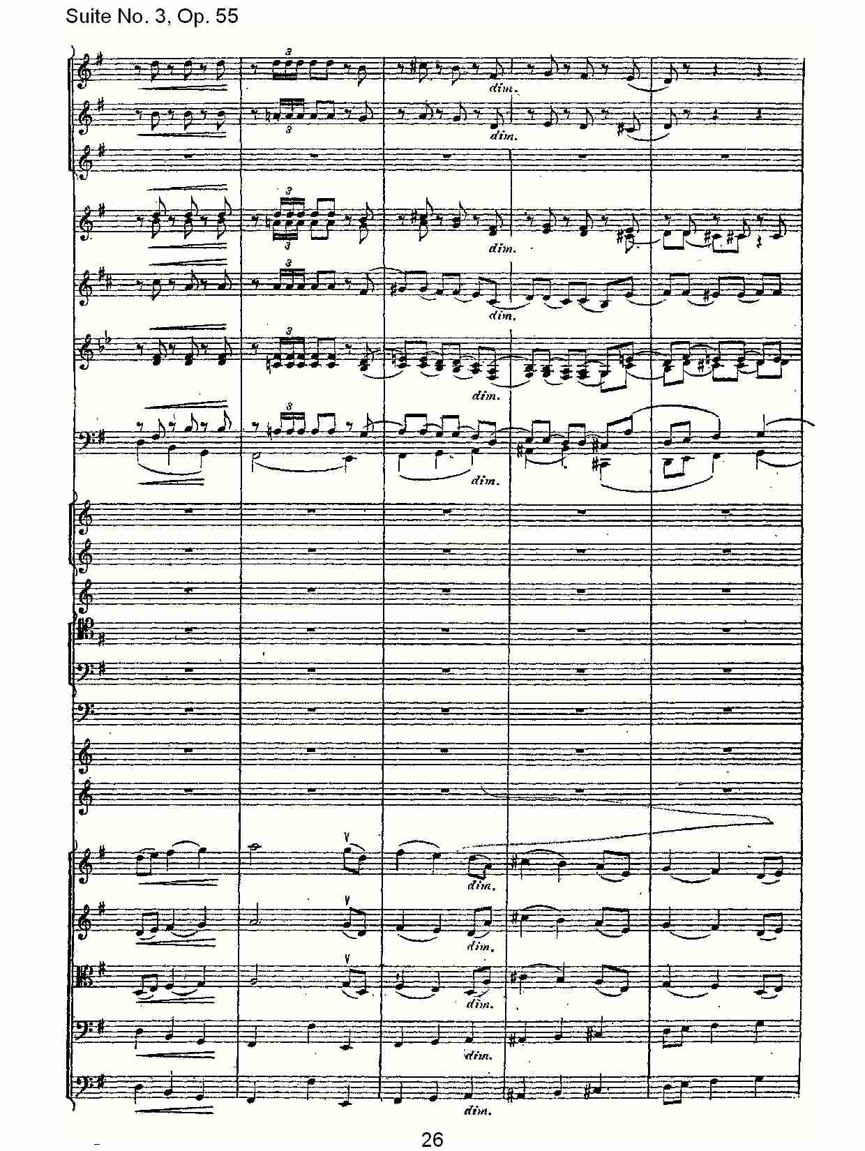 Suite No. 3, Op.55  第三套曲,Op.55第四乐章第二部（六）