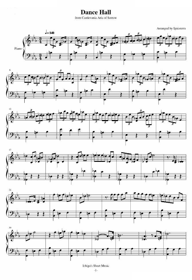 舞蹈馆恶魔城 晓月圆舞曲
