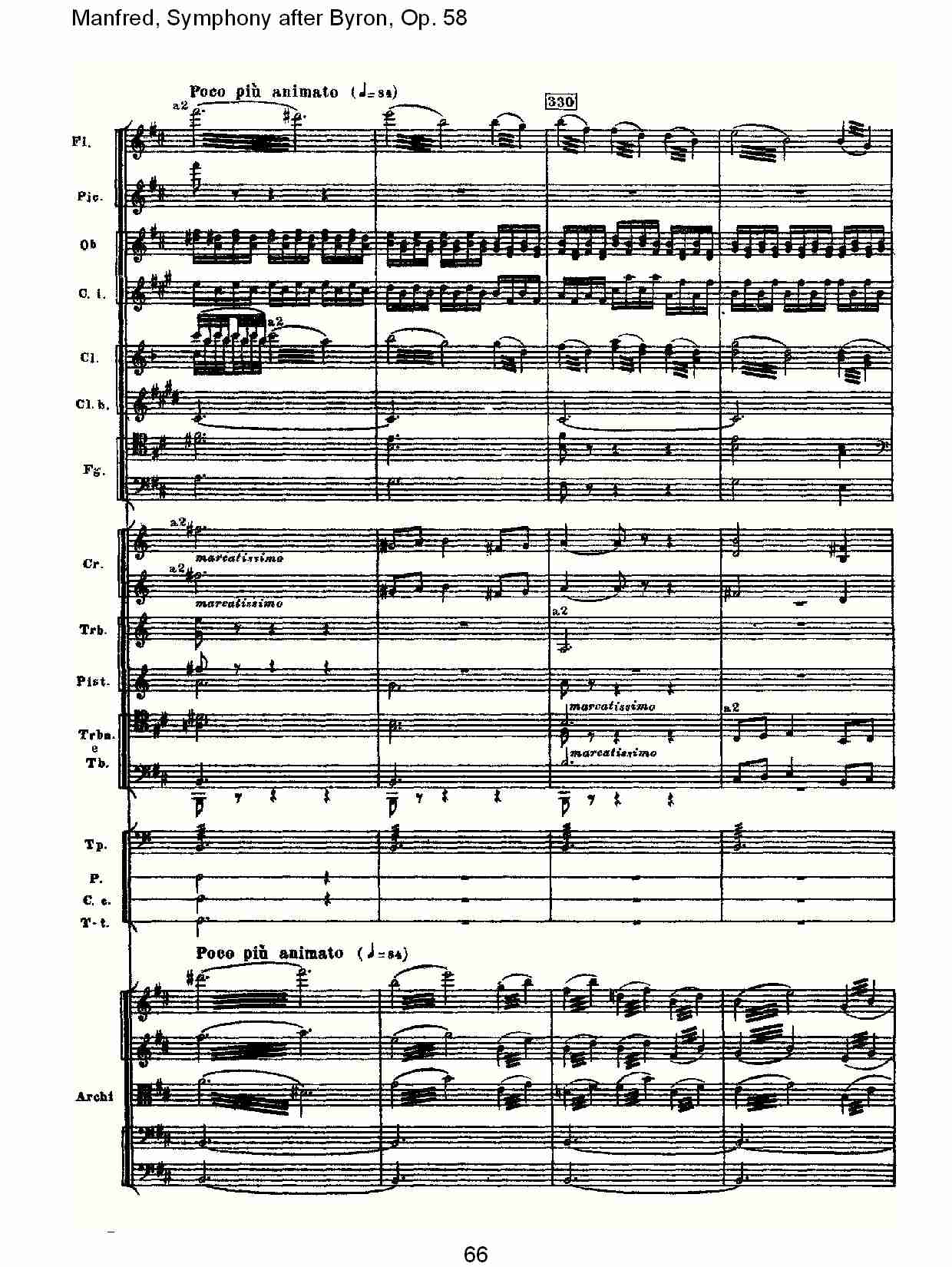 Manfred, Symphony after Byron, Op.58第一乐章（十四）