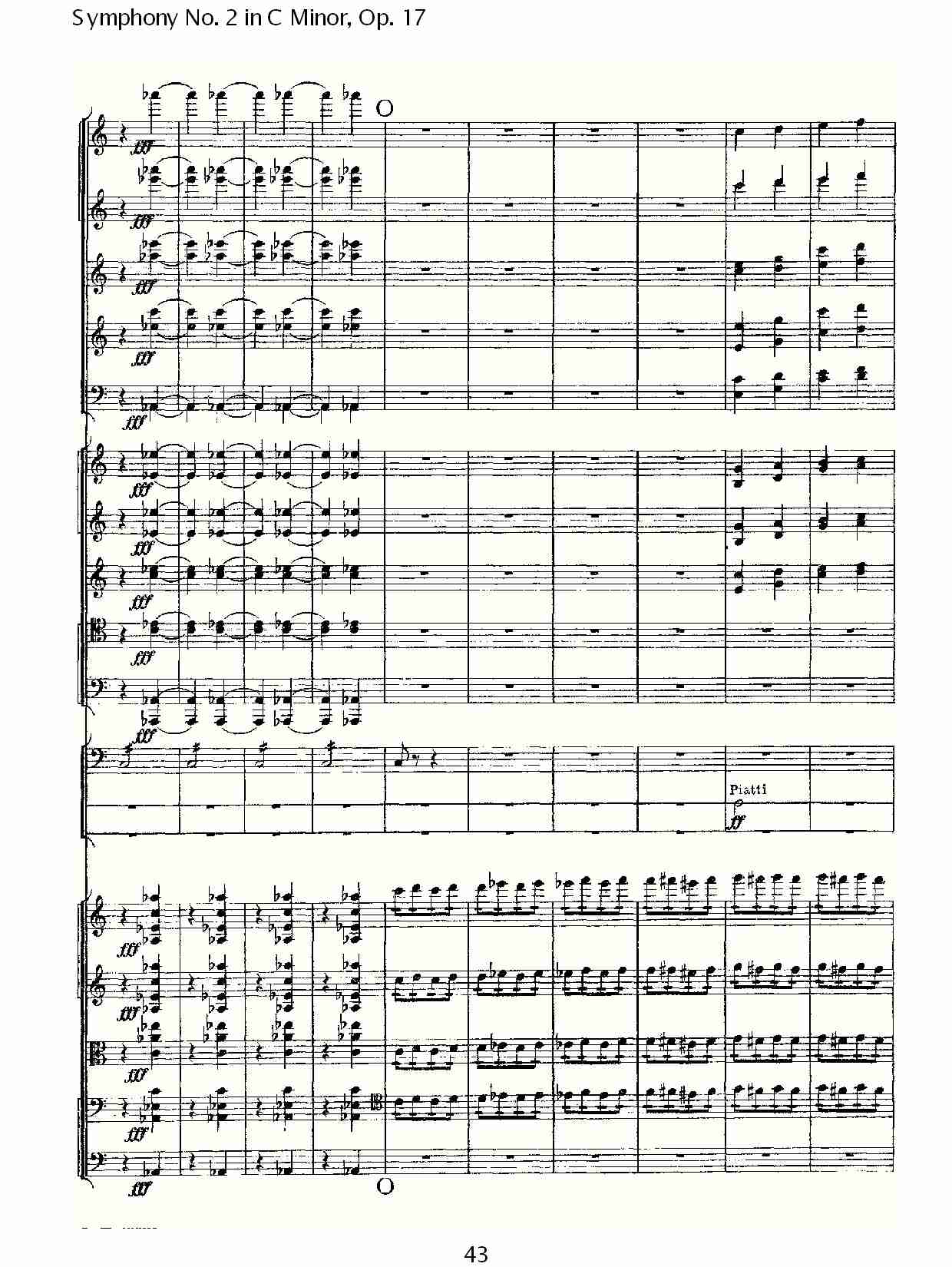 C小调第二交响曲, Op.17第四乐章（九）