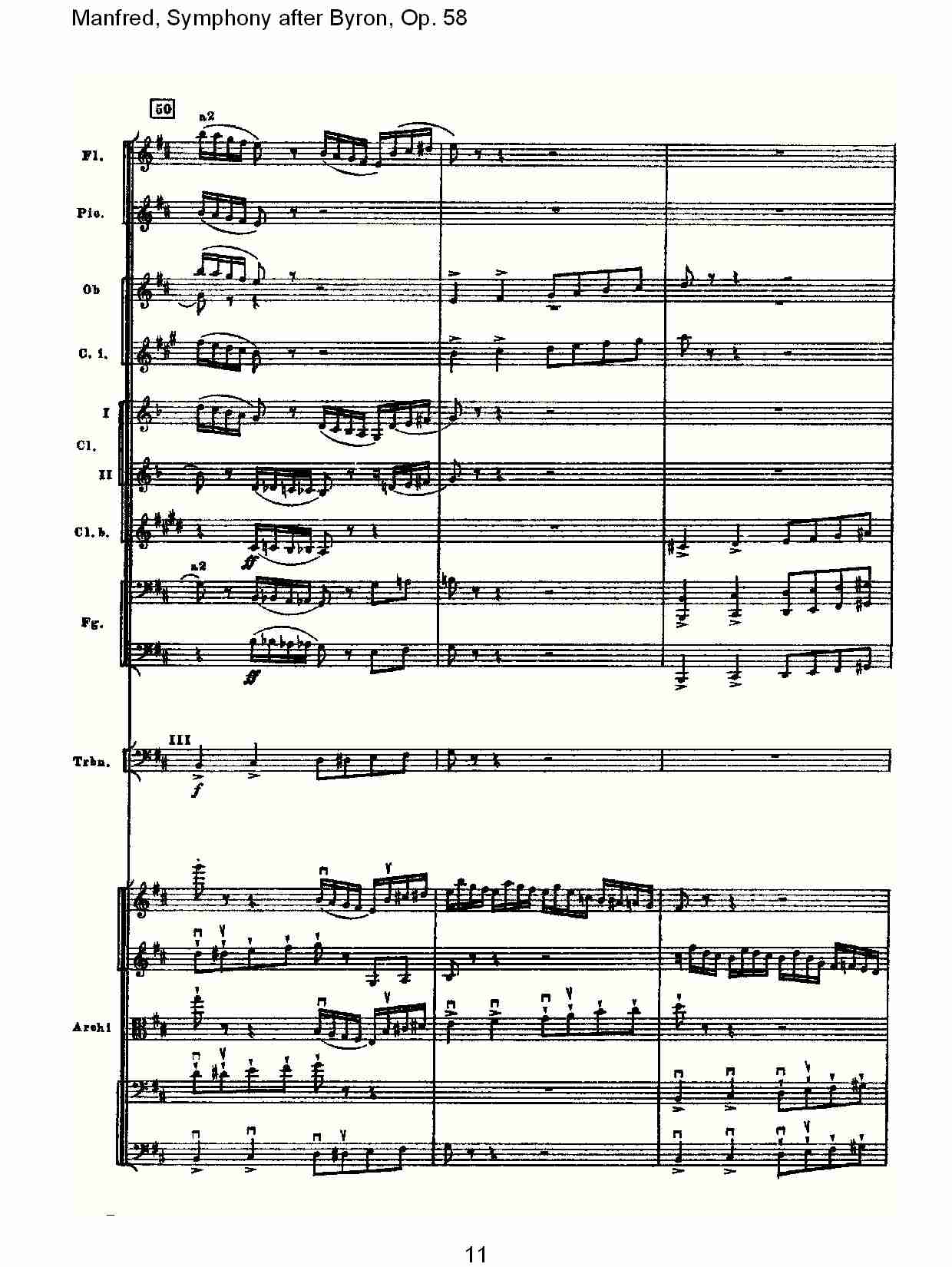 Manfred, Symphony after Byron, Op.58第四乐章第一部（三）