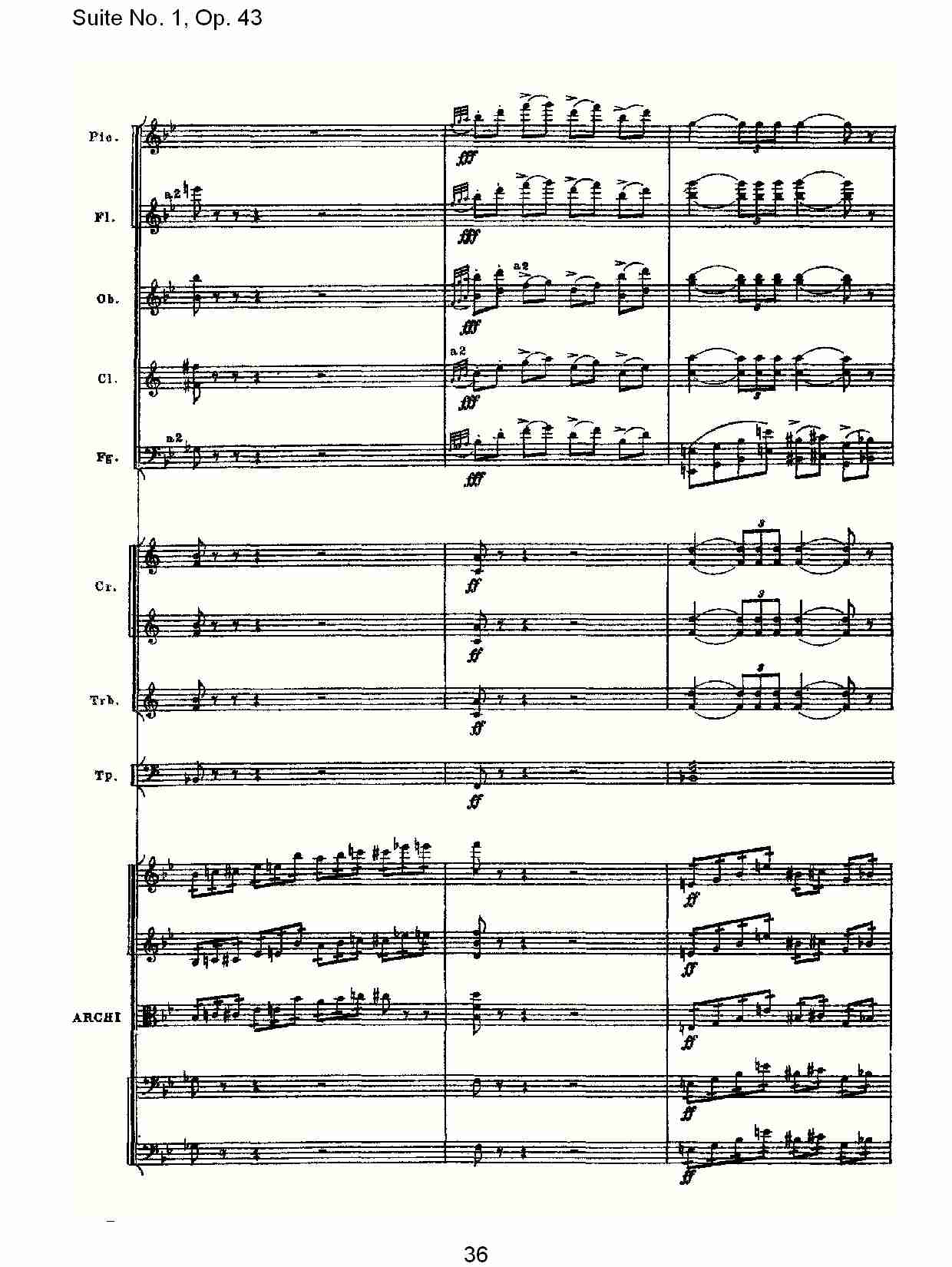 Suite No.1, Op.43   第一套曲,Op.43第五乐章（八）