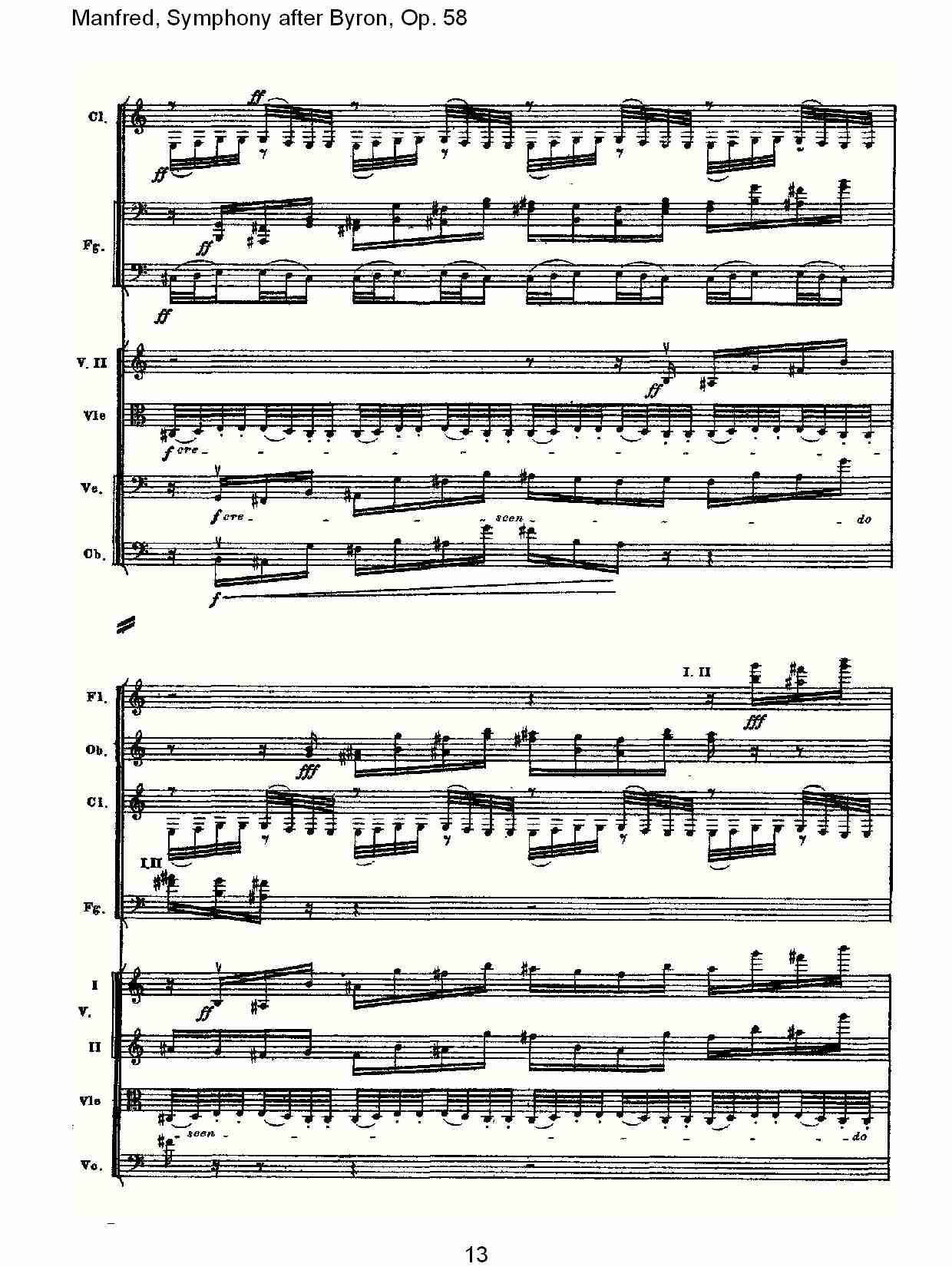 Manfred, Symphony after Byron, Op.58第一乐章（三）