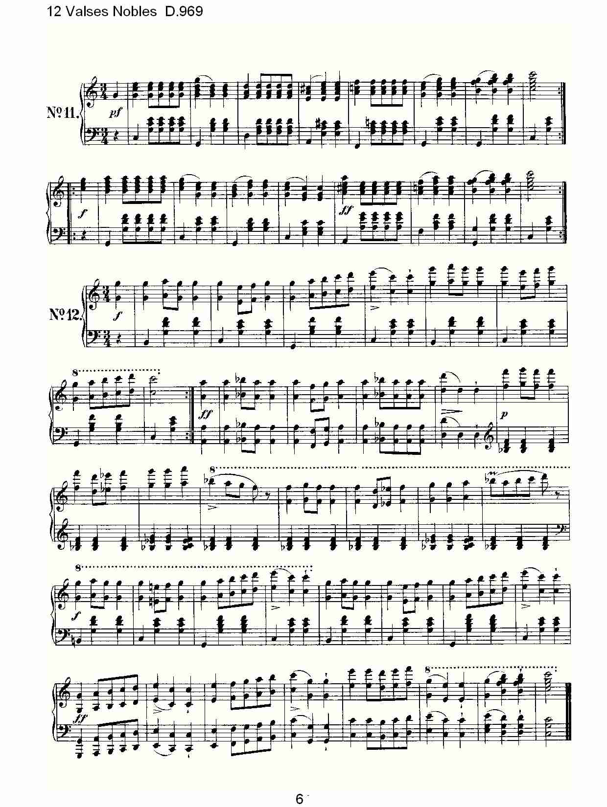 12 Valses Nobles D.969   12 贵族圆舞曲D.969（二）