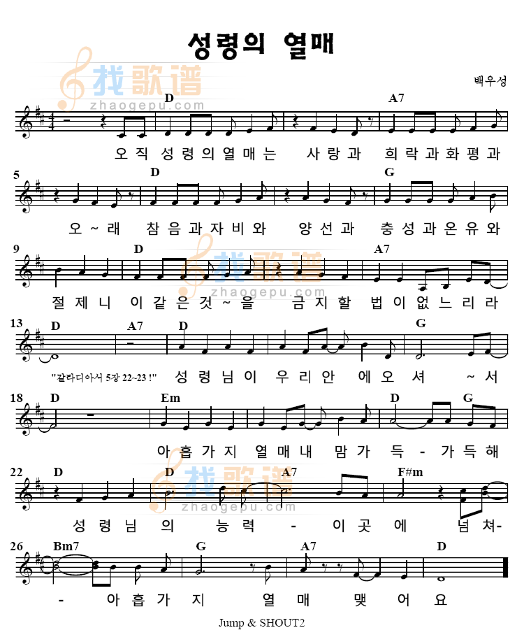 圣灵的果子