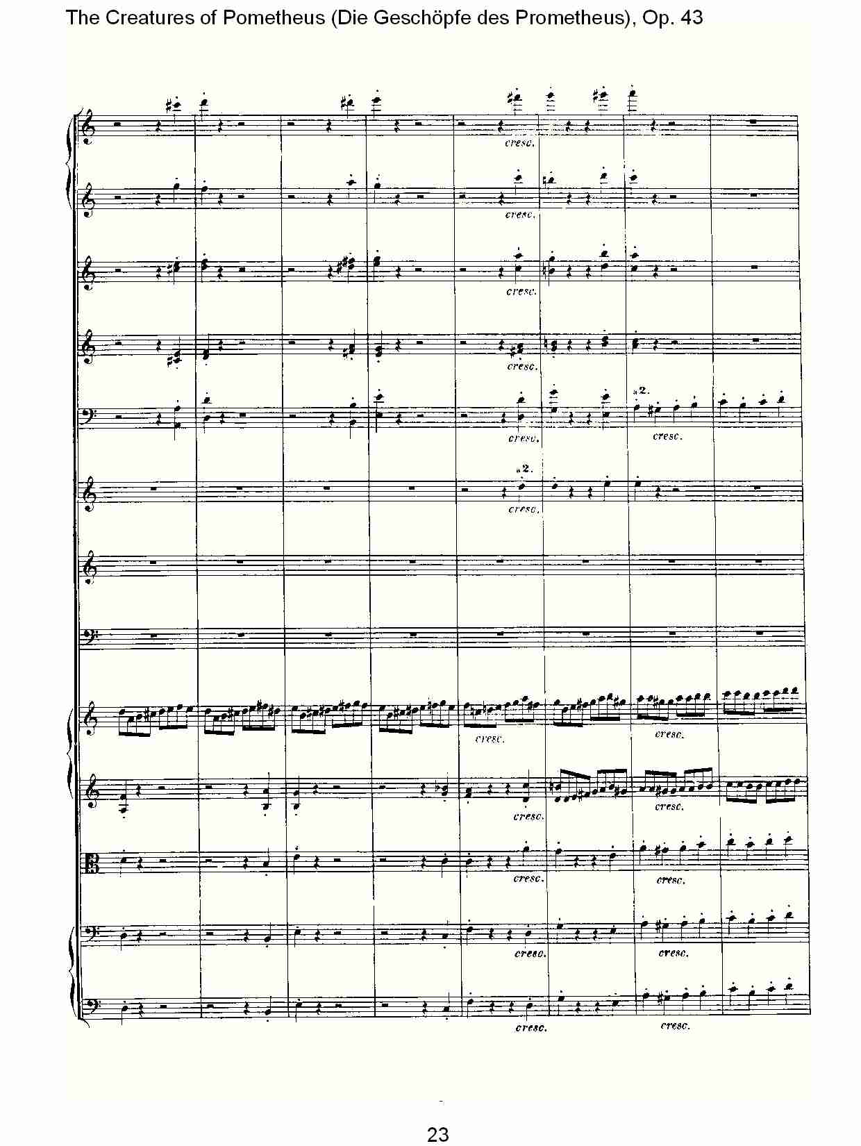 The Creatures of Pometheus Op.43（三）