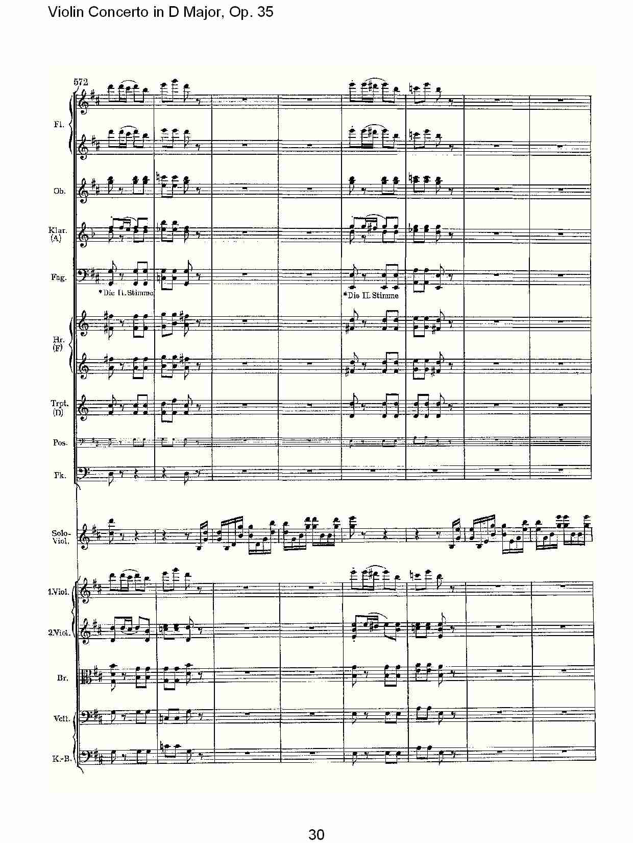 D大调小提琴协奏曲, Op.35第三乐章（六）