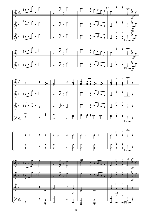 拉德茨基进行曲(总谱)军乐