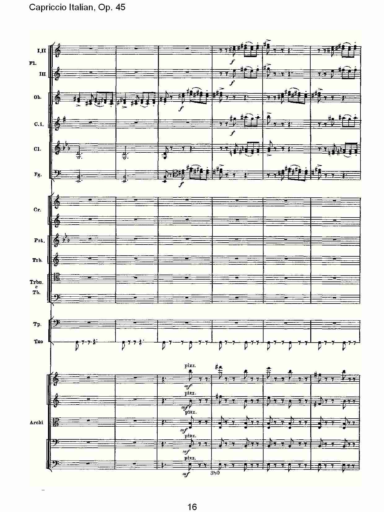 意大利幻想曲,Op.45第二部（四）