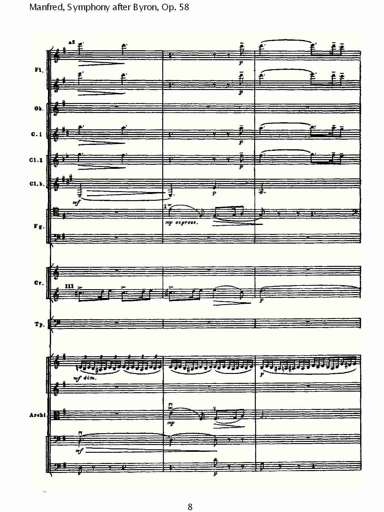 Manfred, Symphony after Byron, Op.58第三乐章（二）