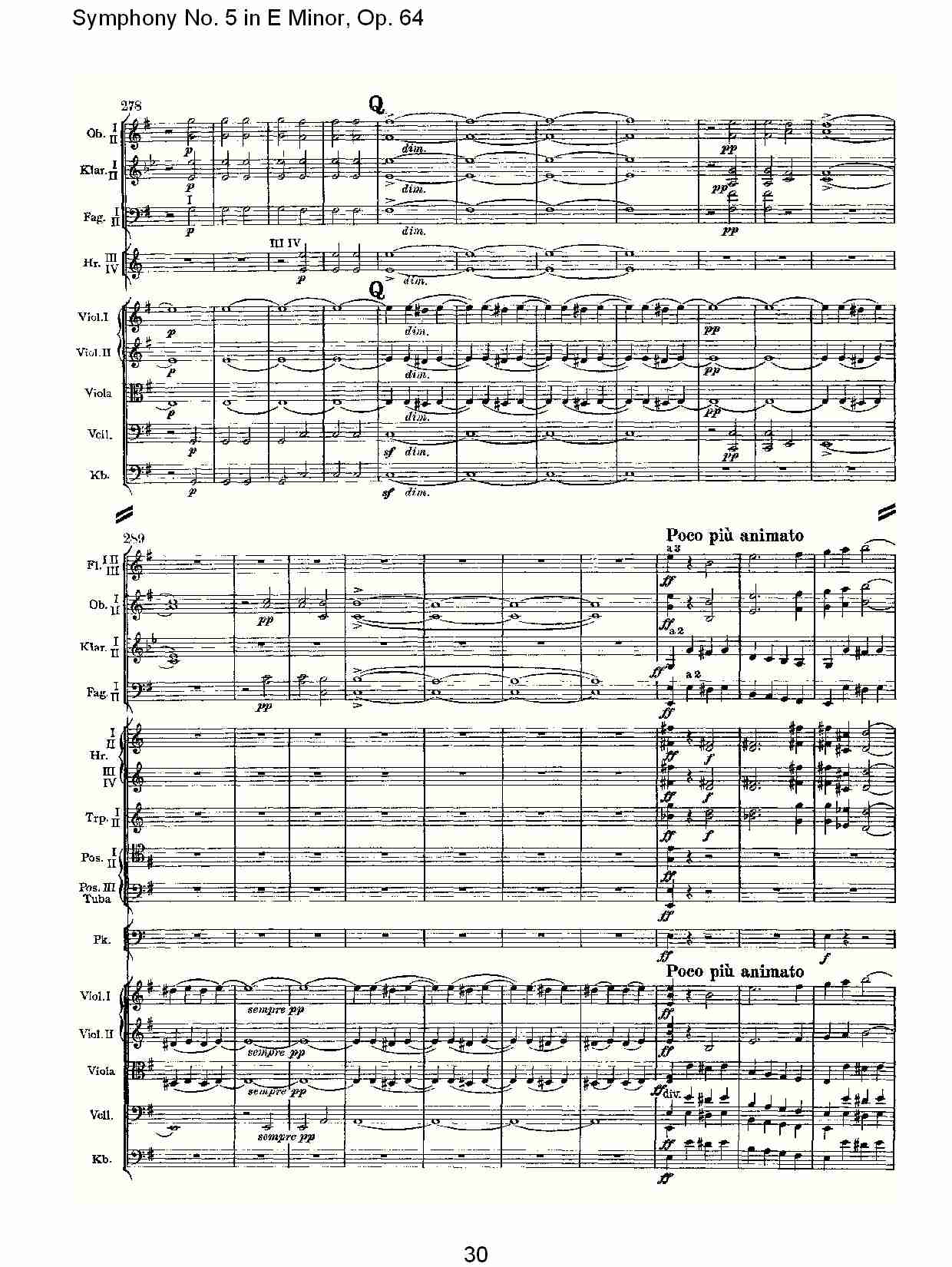 E小调第五交响曲,  Op.64第四乐章（六）