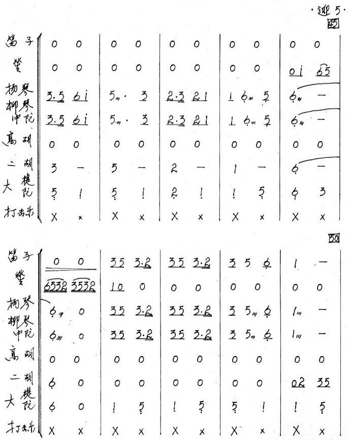 迎春花总谱