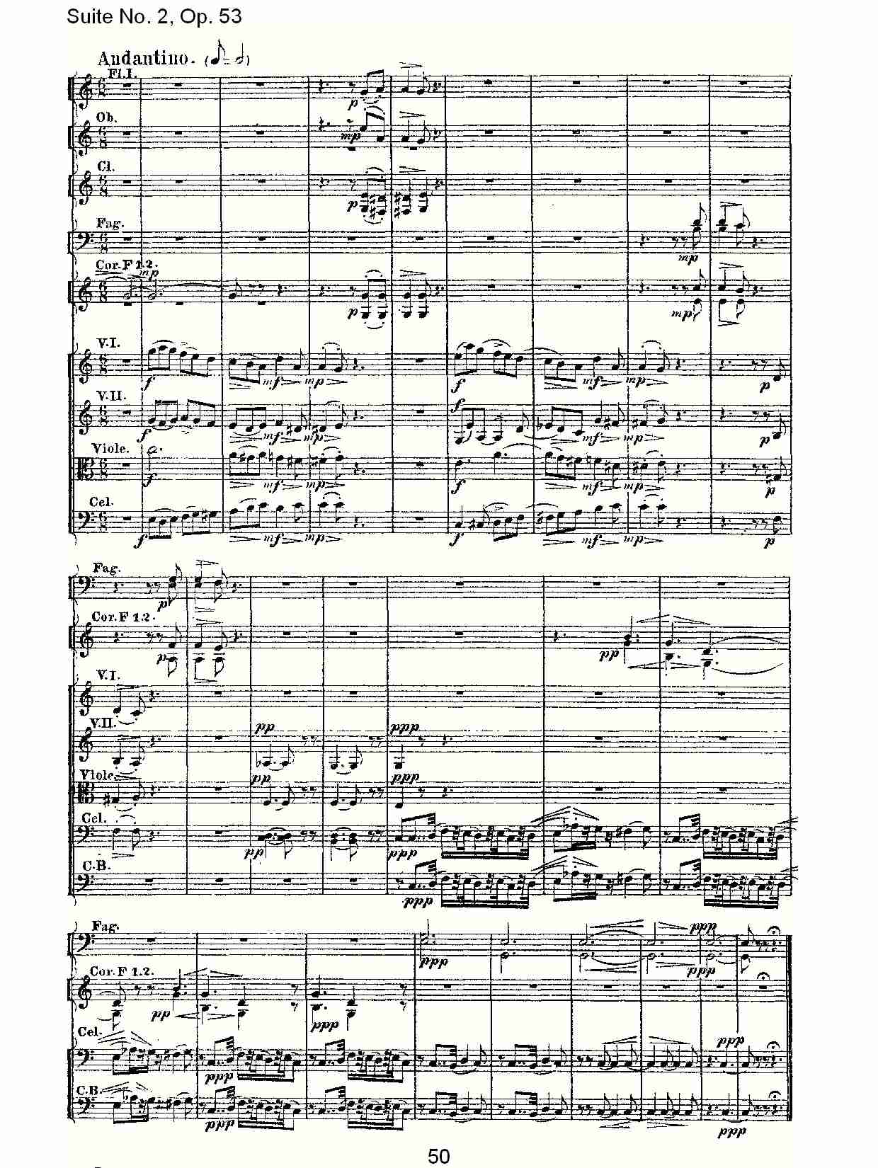 Suite No. 2, Op.53  第二套曲,Op.53第一乐章（十）