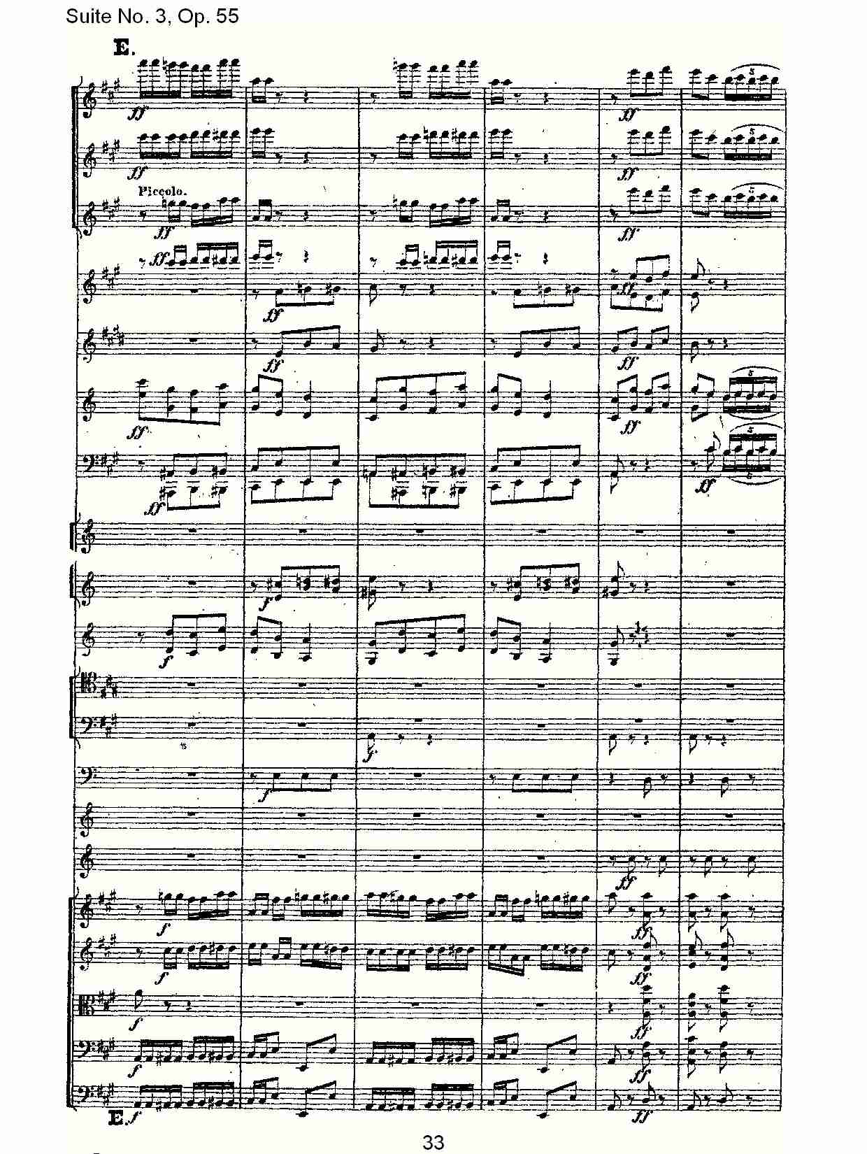 Suite No. 3, Op.55  第三套曲,Op.55第四乐章第一部（七）