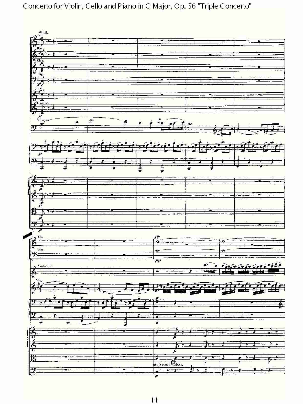 C大调大提琴与钢琴协奏曲 Op.56第一乐章(二)