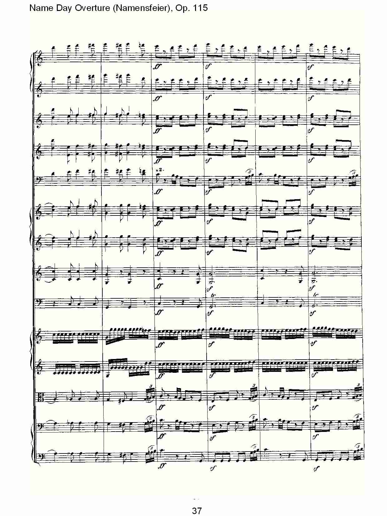 Name Day Overture (Namensfeier), Op. 115（四）