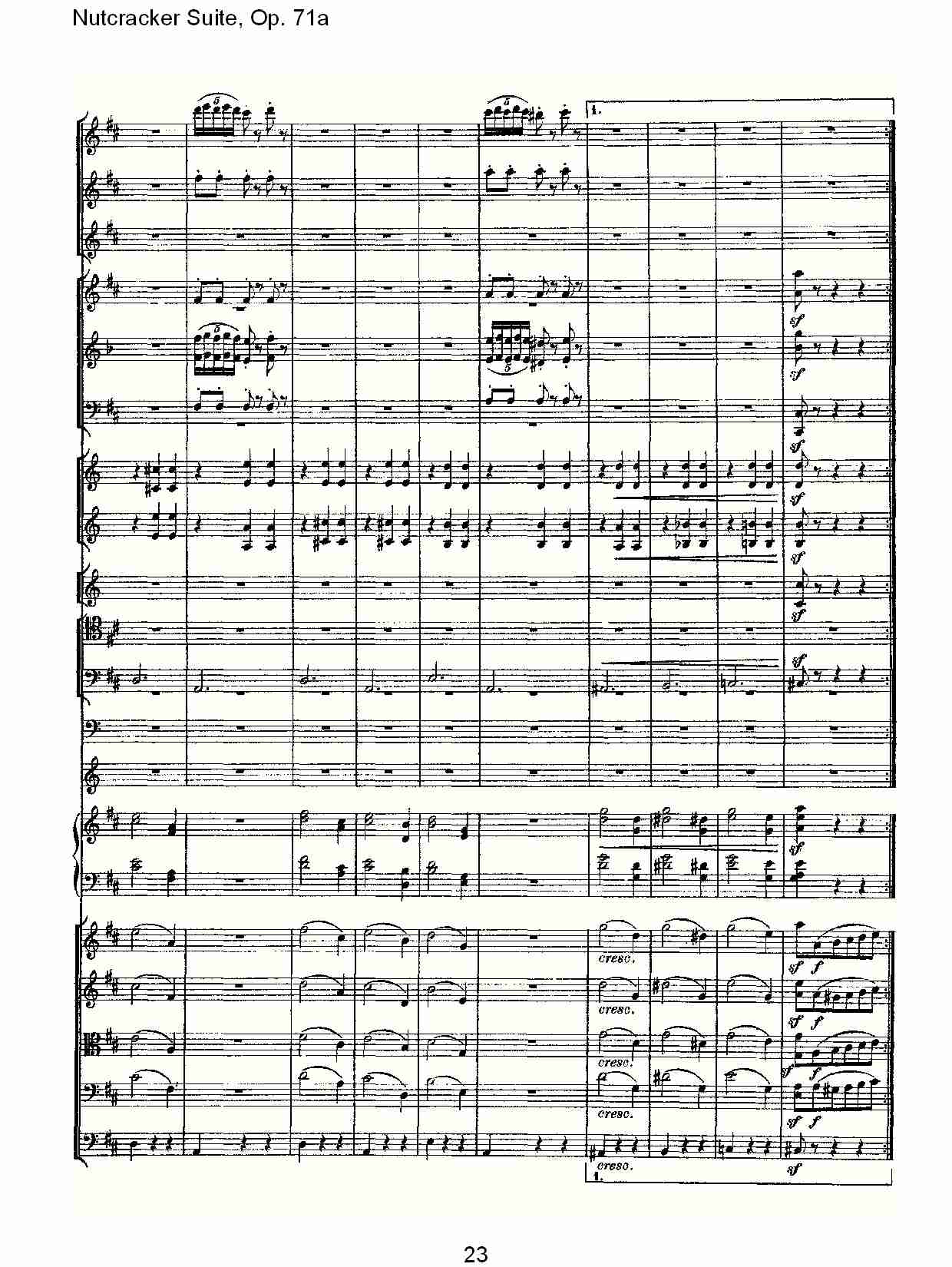 Nutcracker Suite, Op.71a   胡桃铗套曲，Op.71a第八乐章（五）