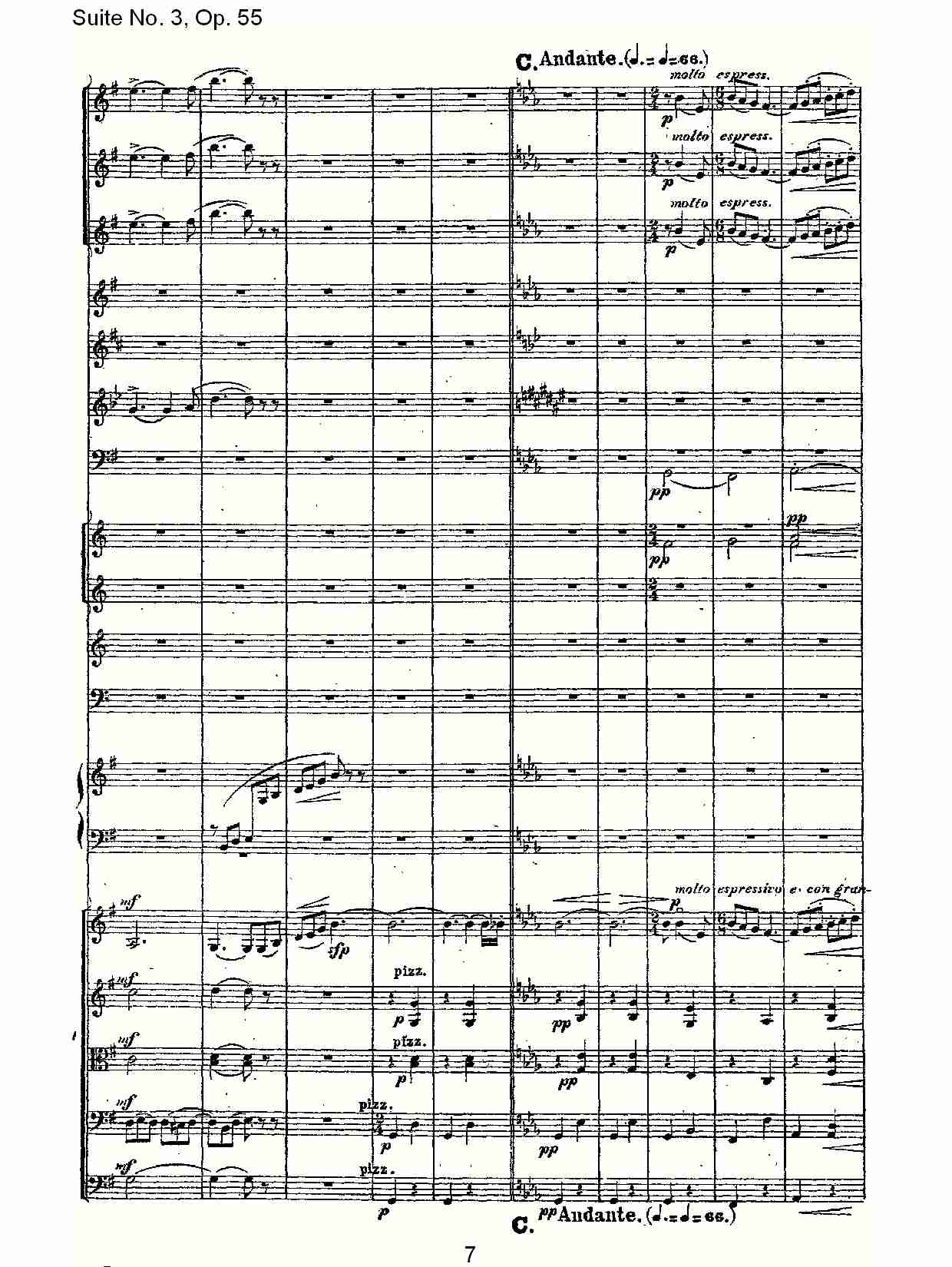 Suite No. 3, Op.55  第三套曲,Op.55第一乐章（二）