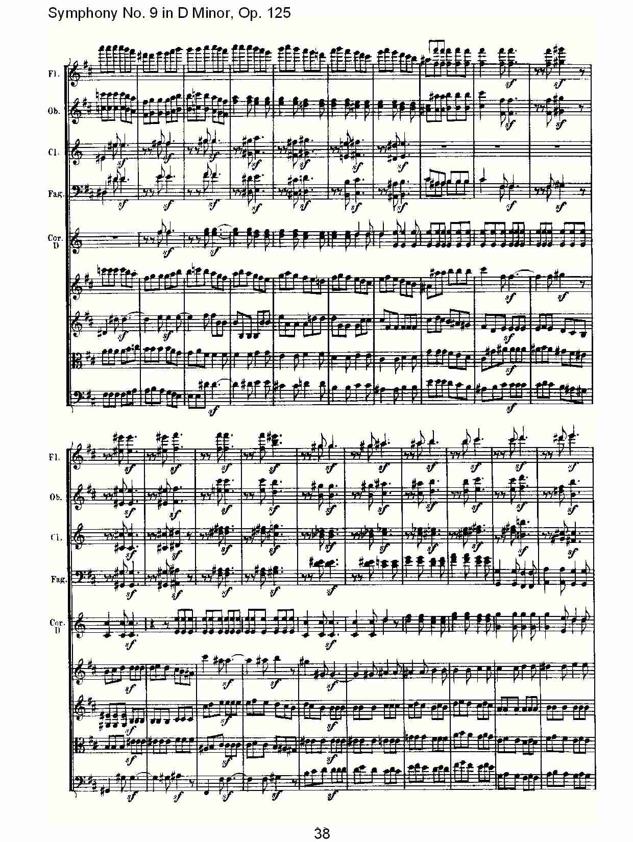 （D小调第九交响曲 Op.125）第四乐章（八）
