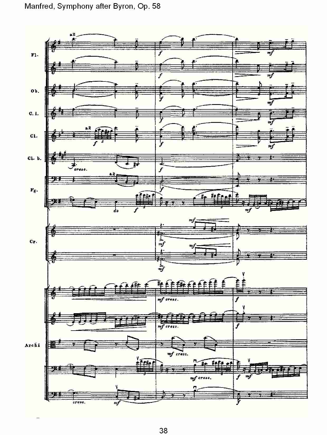 Manfred, Symphony after Byron, Op.58第三乐章（八）