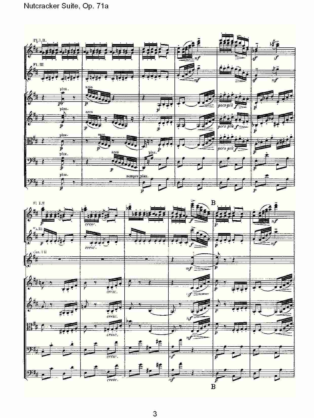 Nutcracker Suite, Op.71a   胡桃铗套曲，Op.71a第七乐章（一）