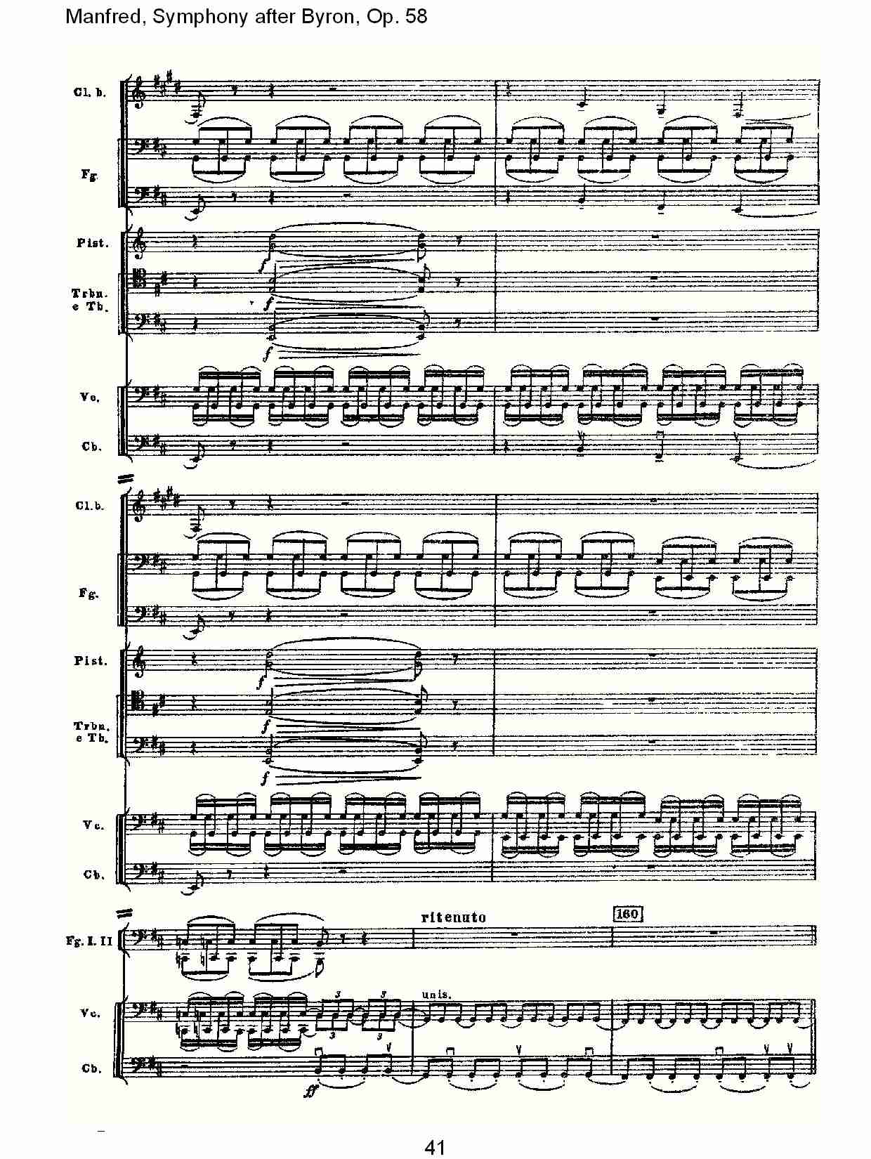 Manfred, Symphony after Byron, Op.58第四乐章第一部（九）