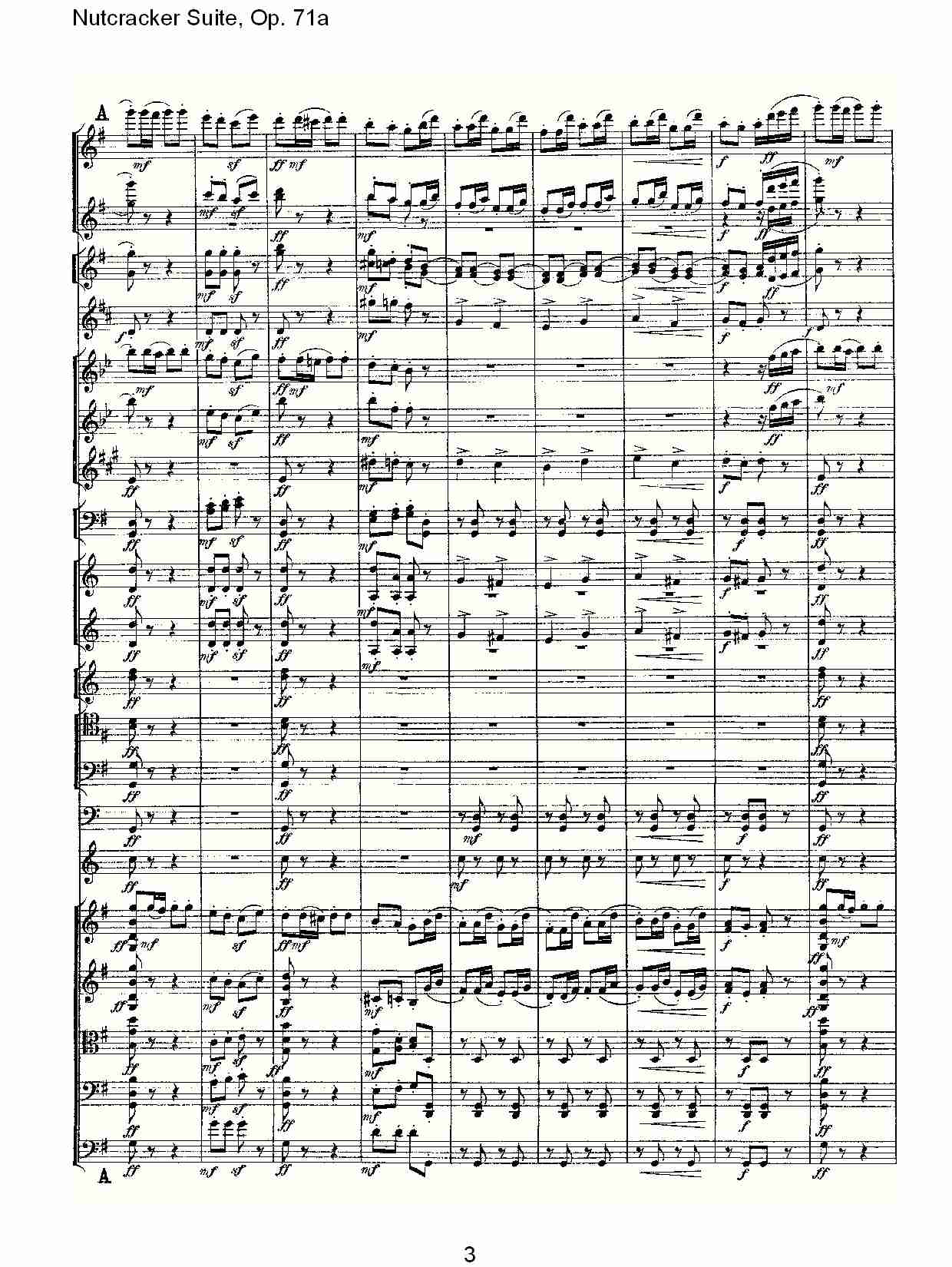 Nutcracker Suite, Op.71a   胡桃铗套曲，Op.71a第四乐章（一）