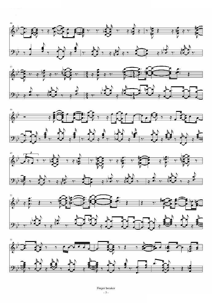 The finger breaker（原版）