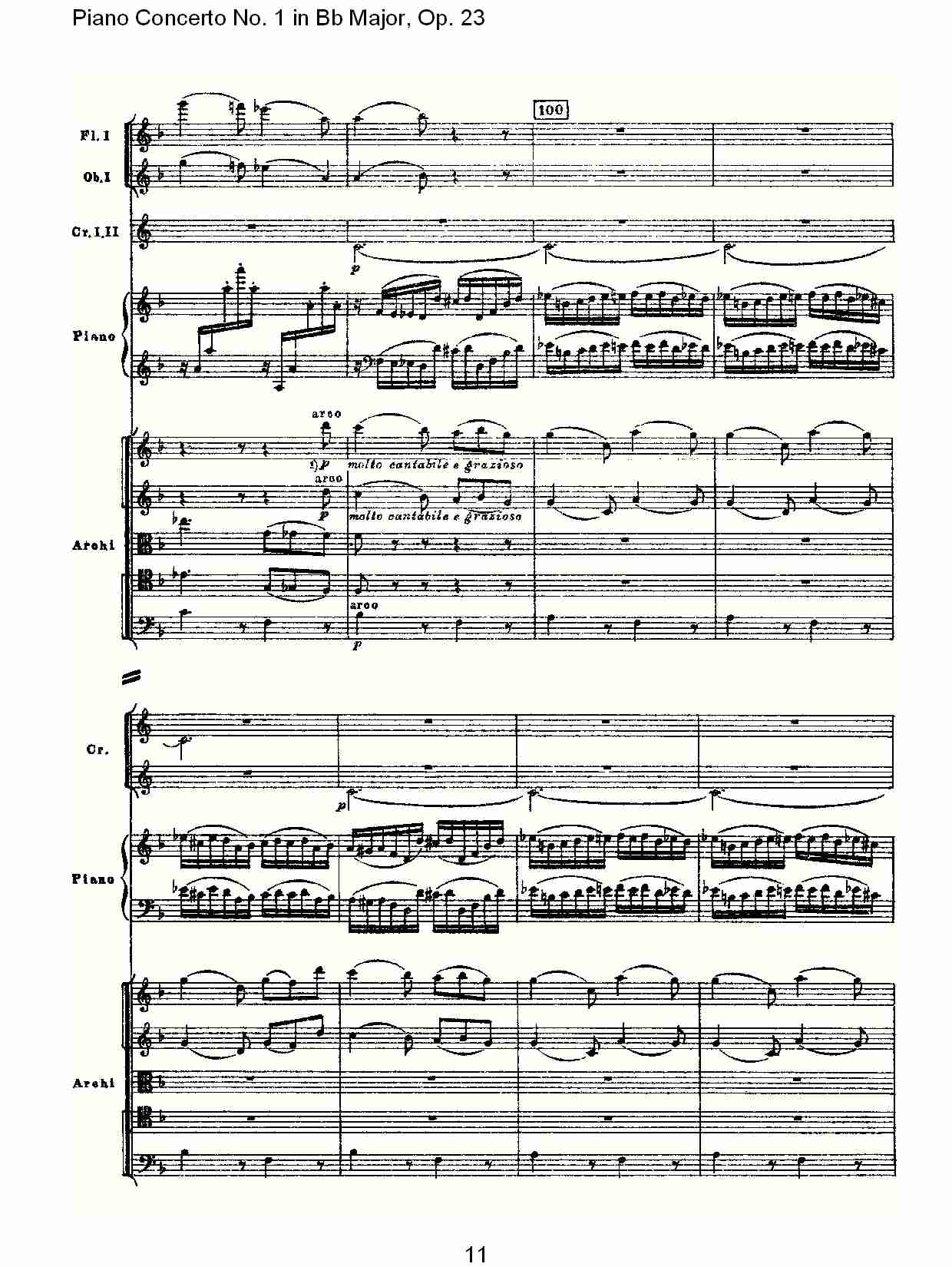 Bb大调第一钢琴协奏曲,Op.23第二乐章（三）