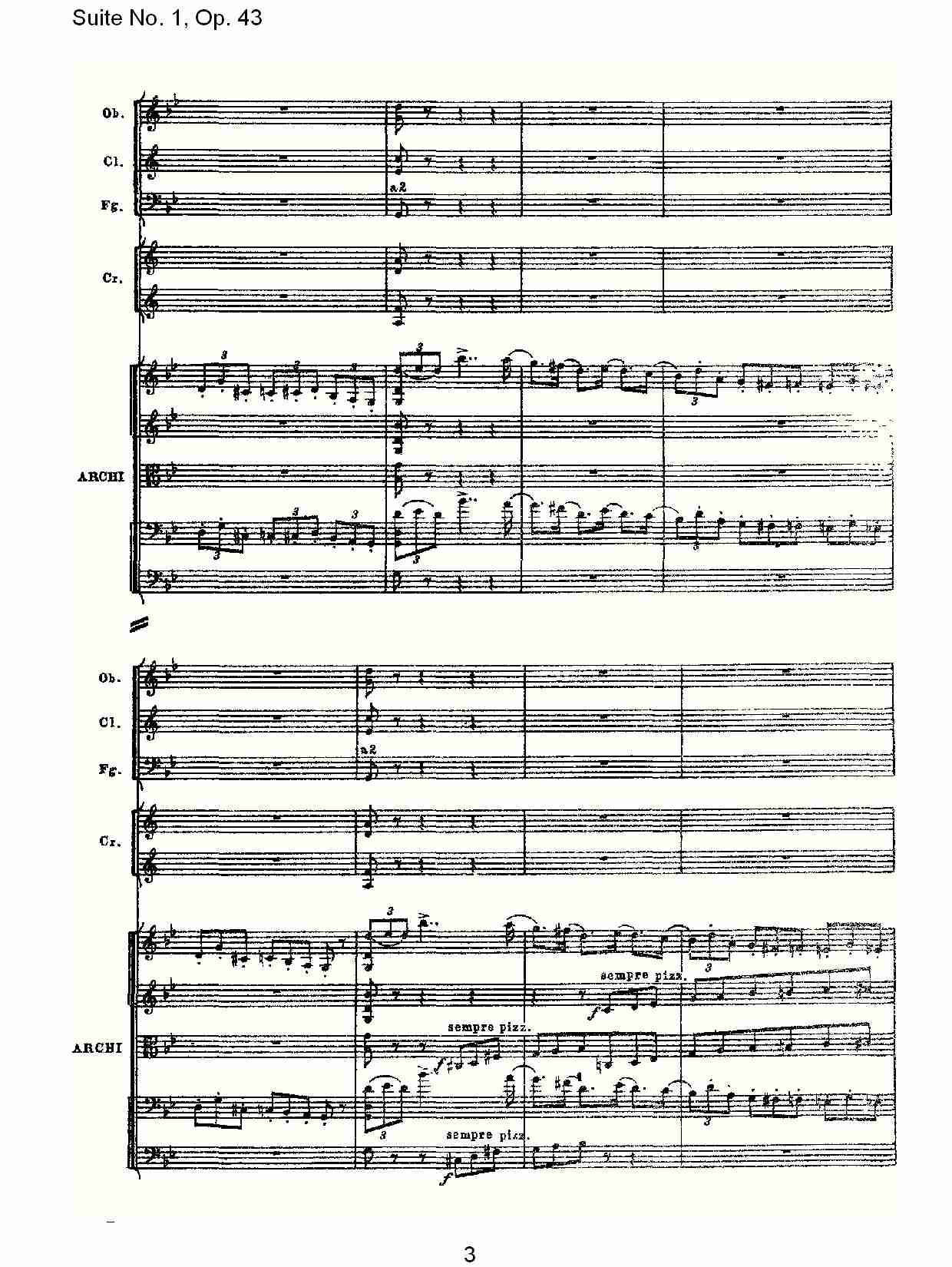 Suite No.1, Op.43   第一套曲,Op.43第二乐章（一）