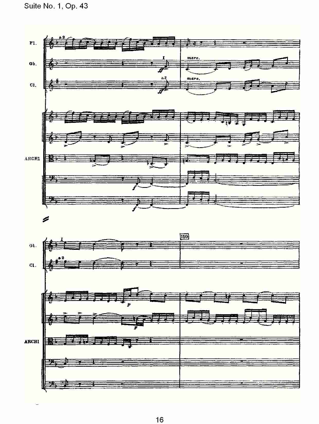 Suite No.1, Op.43   第一套曲,Op.43第一乐章（四）