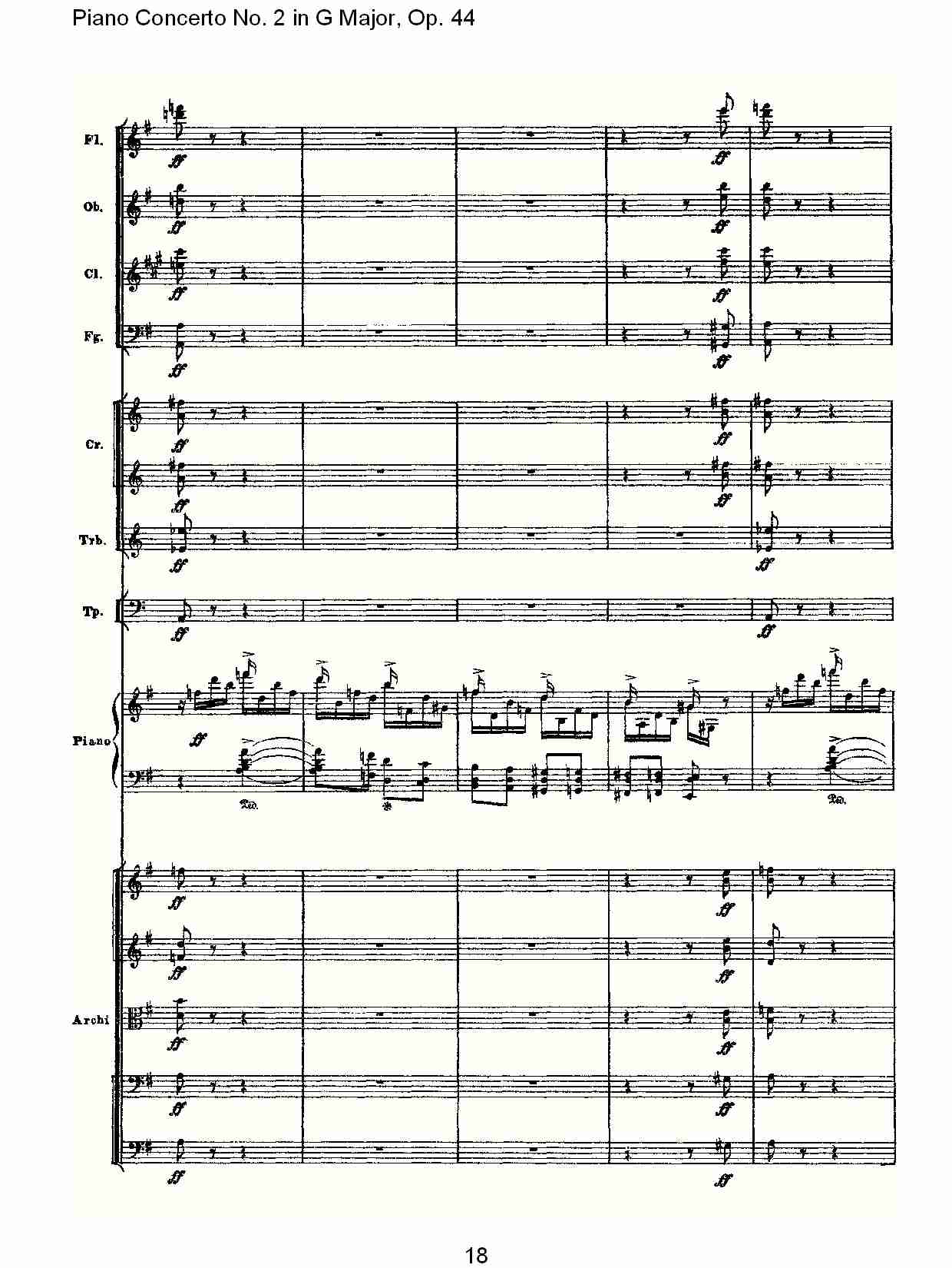 G大调第二钢琴协奏曲, Op.44第三乐章（四）