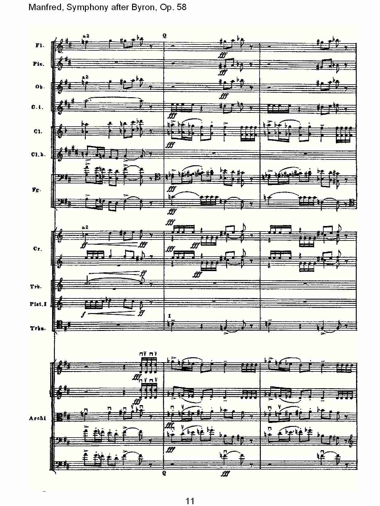 Manfred, Symphony after Byron, Op.58第四乐章第二部（三）